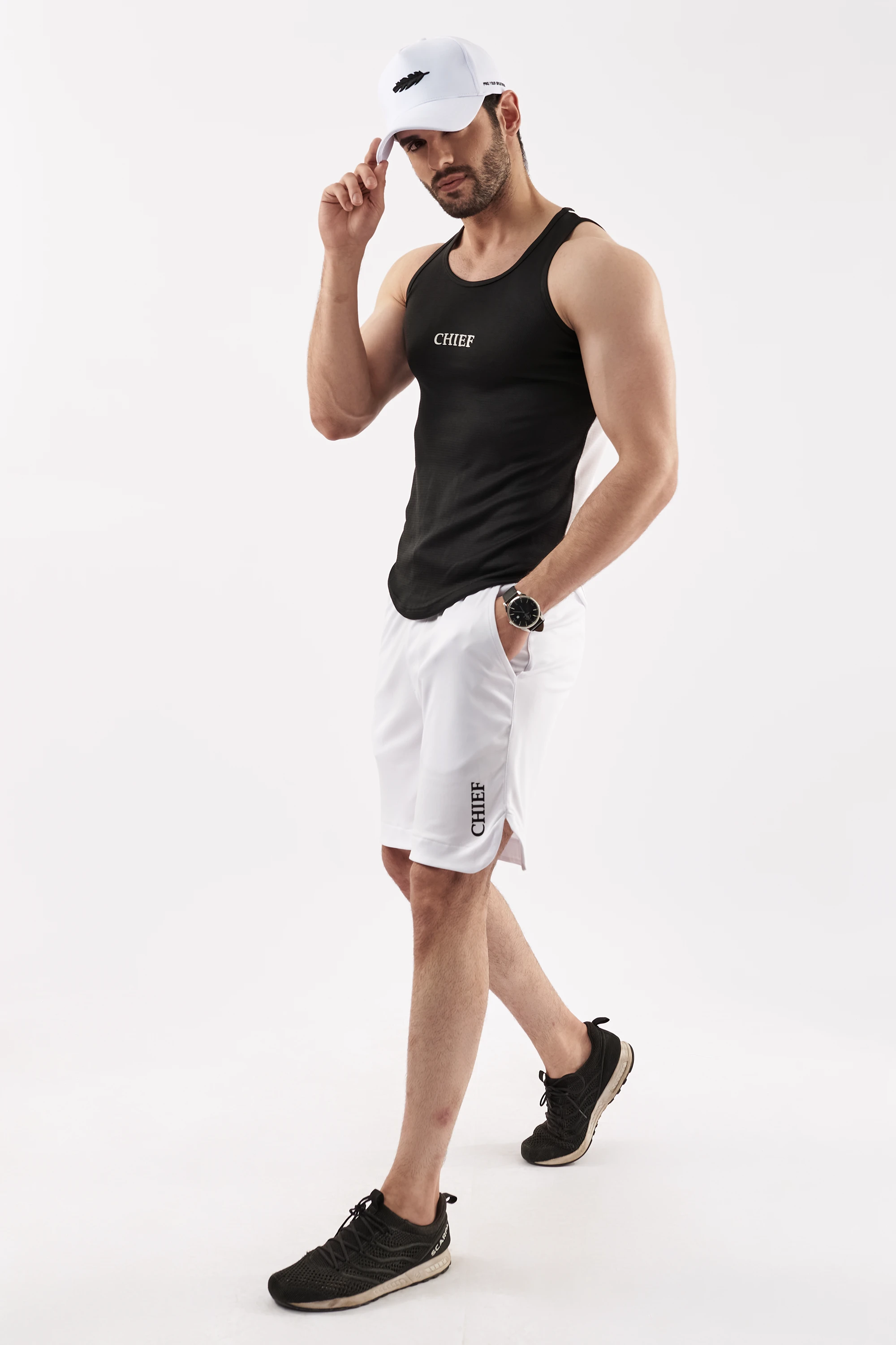 Men's Training Shorts White