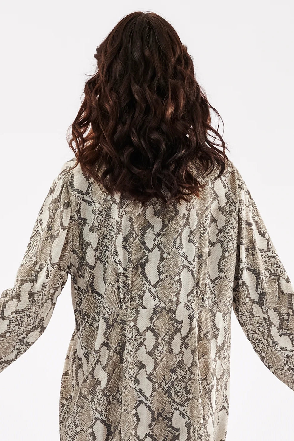 Women's Snake Print Casual Dress