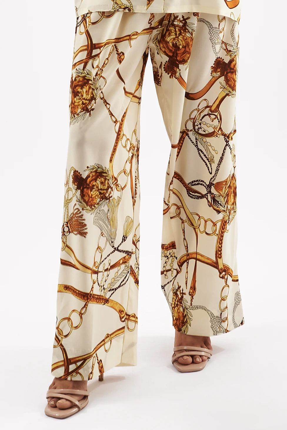 Women's Chain Print Shirt & Trouser