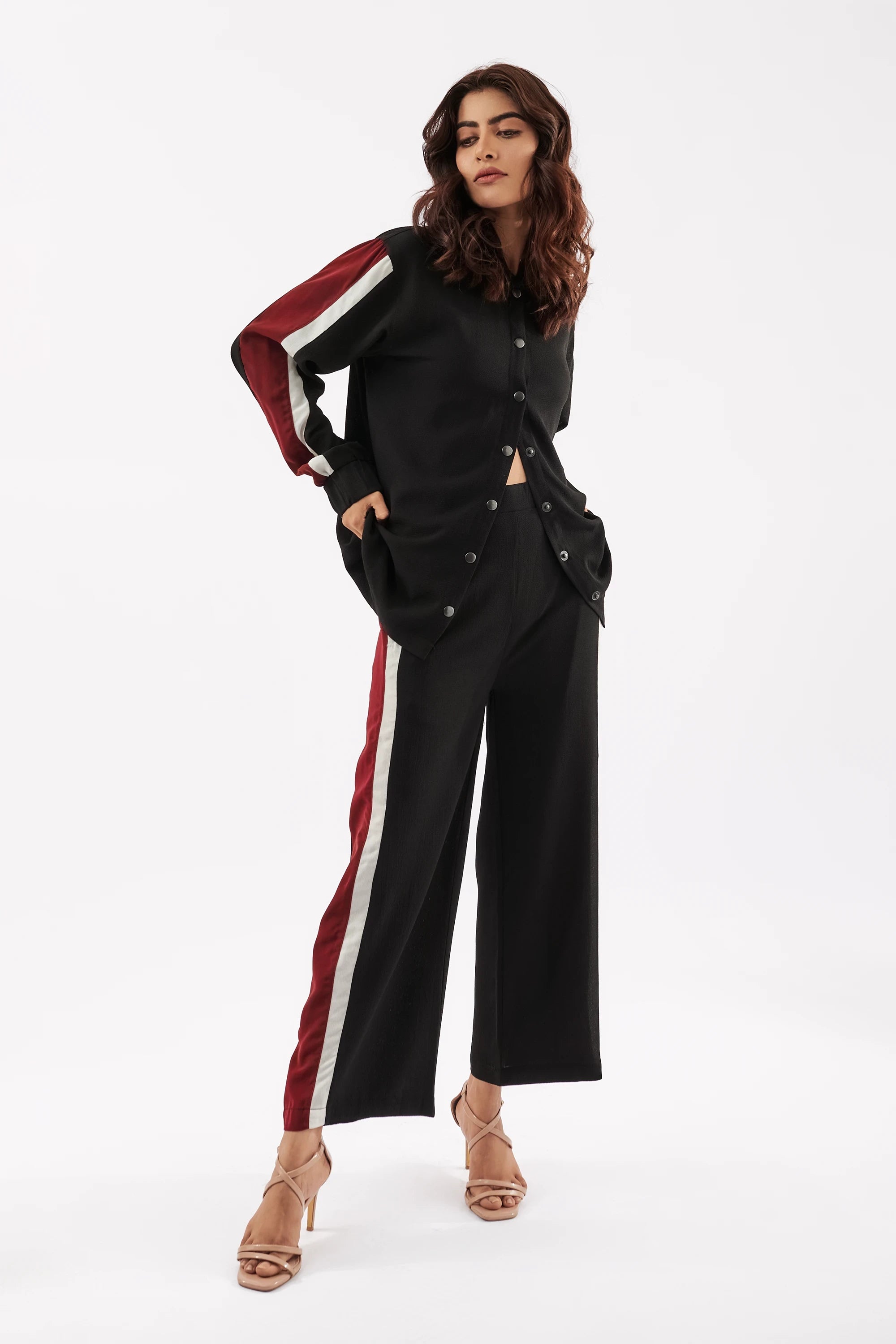 Women's 2-Piece Striped Dress