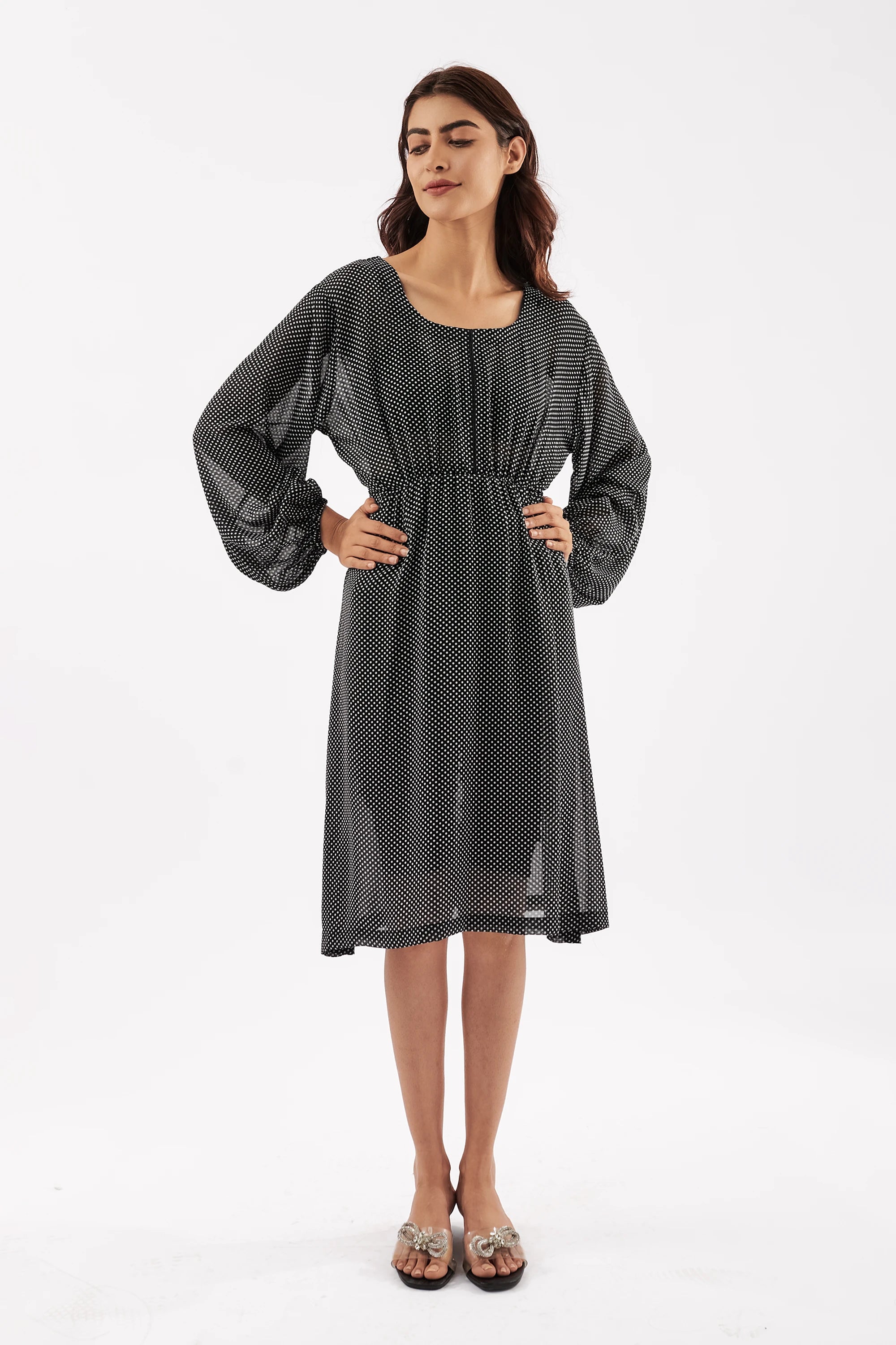 Women's Polka Dot A-Line Dress Women's Polka Dot A-Line Dress