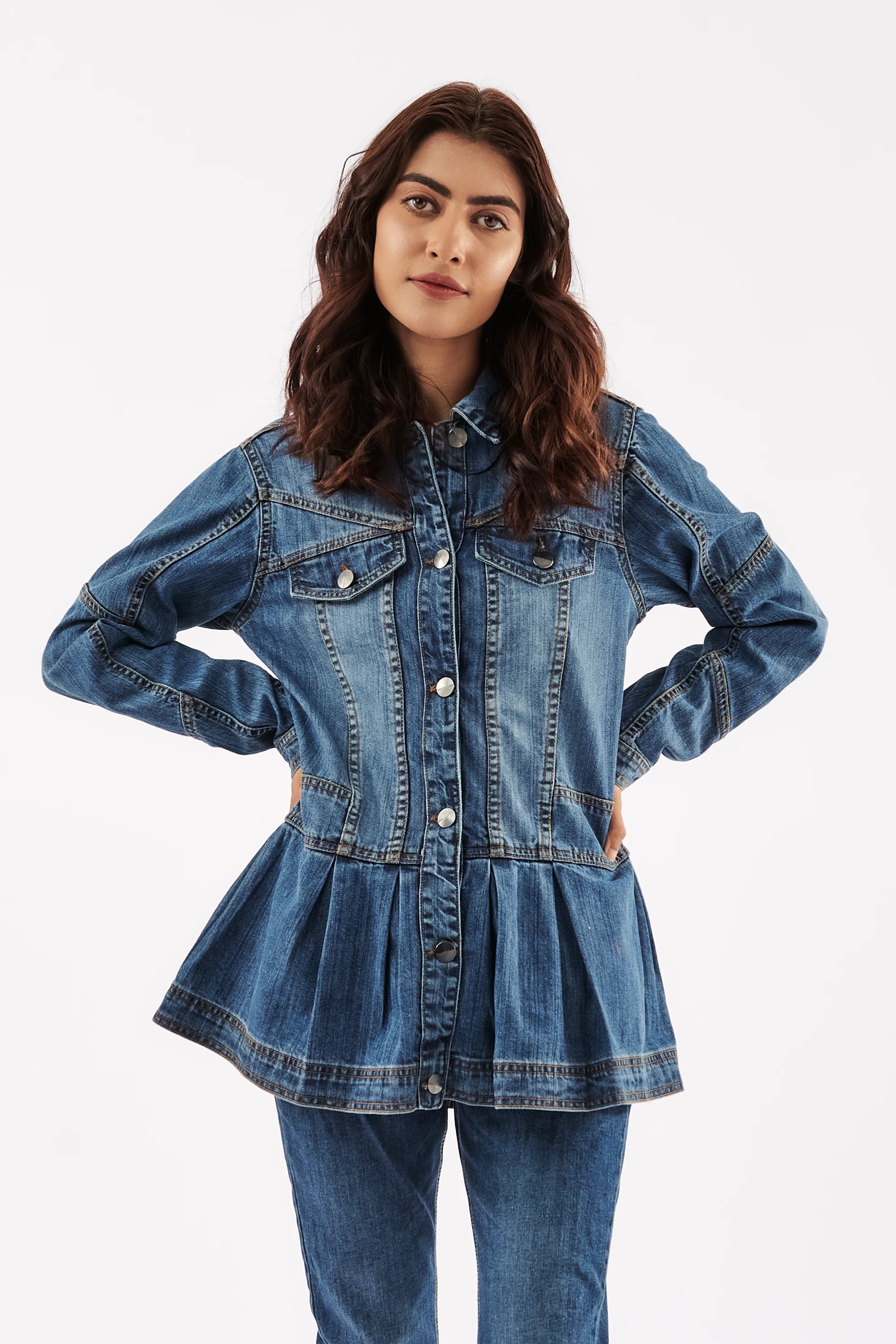 Women's Denim Blouse Jacket