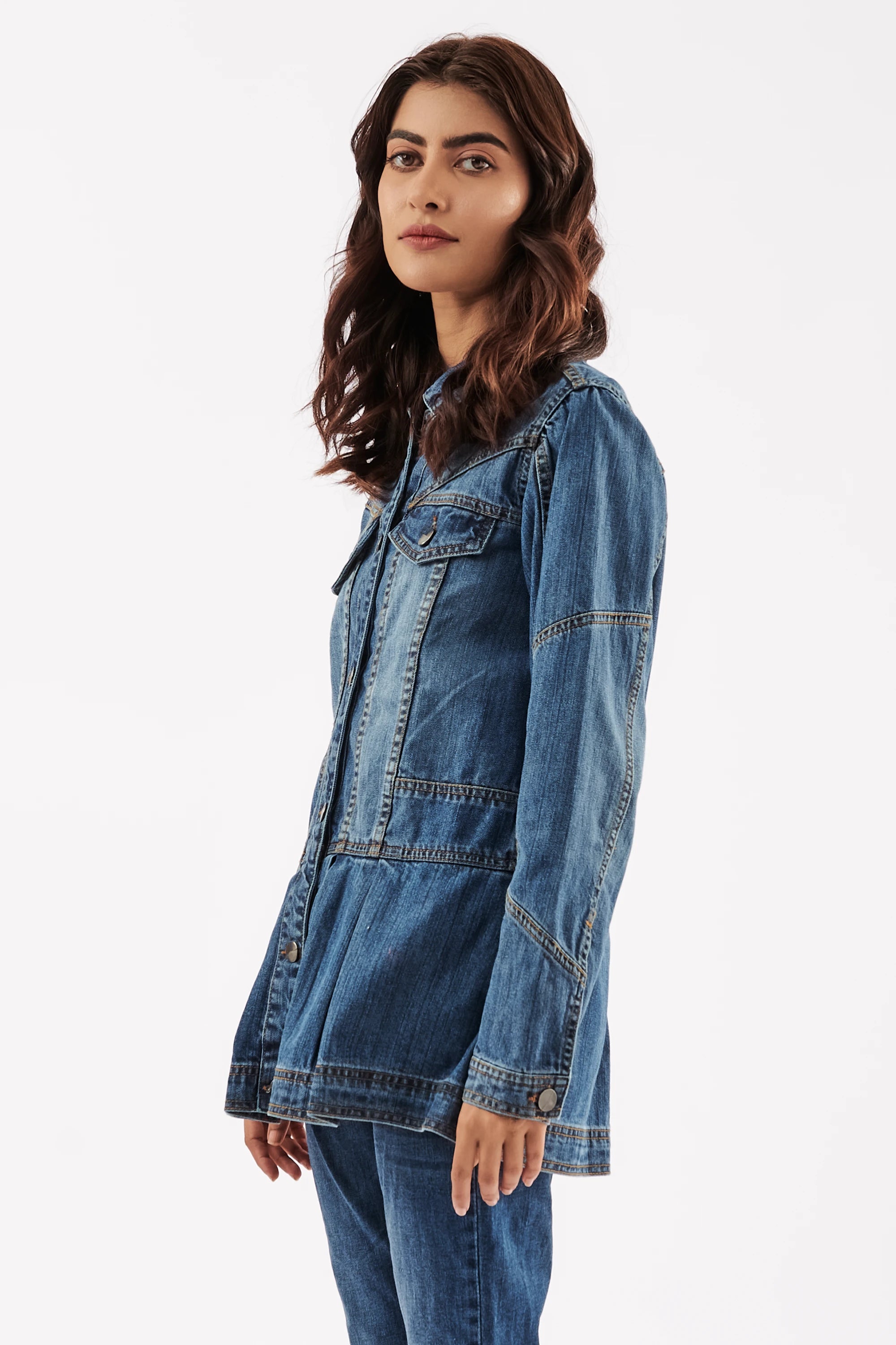 Women's Denim Blouse Jacket