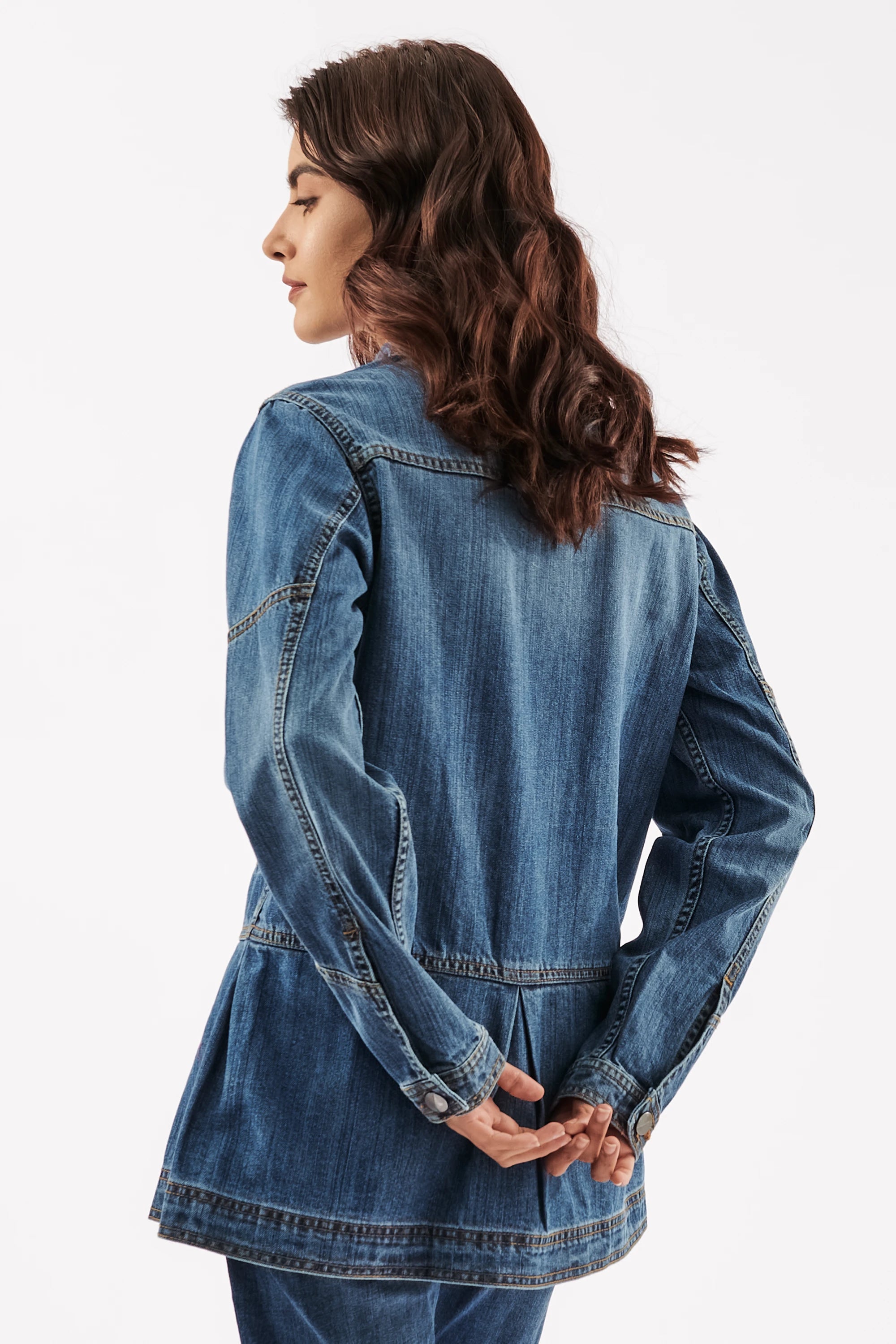 Women's Denim Blouse Jacket