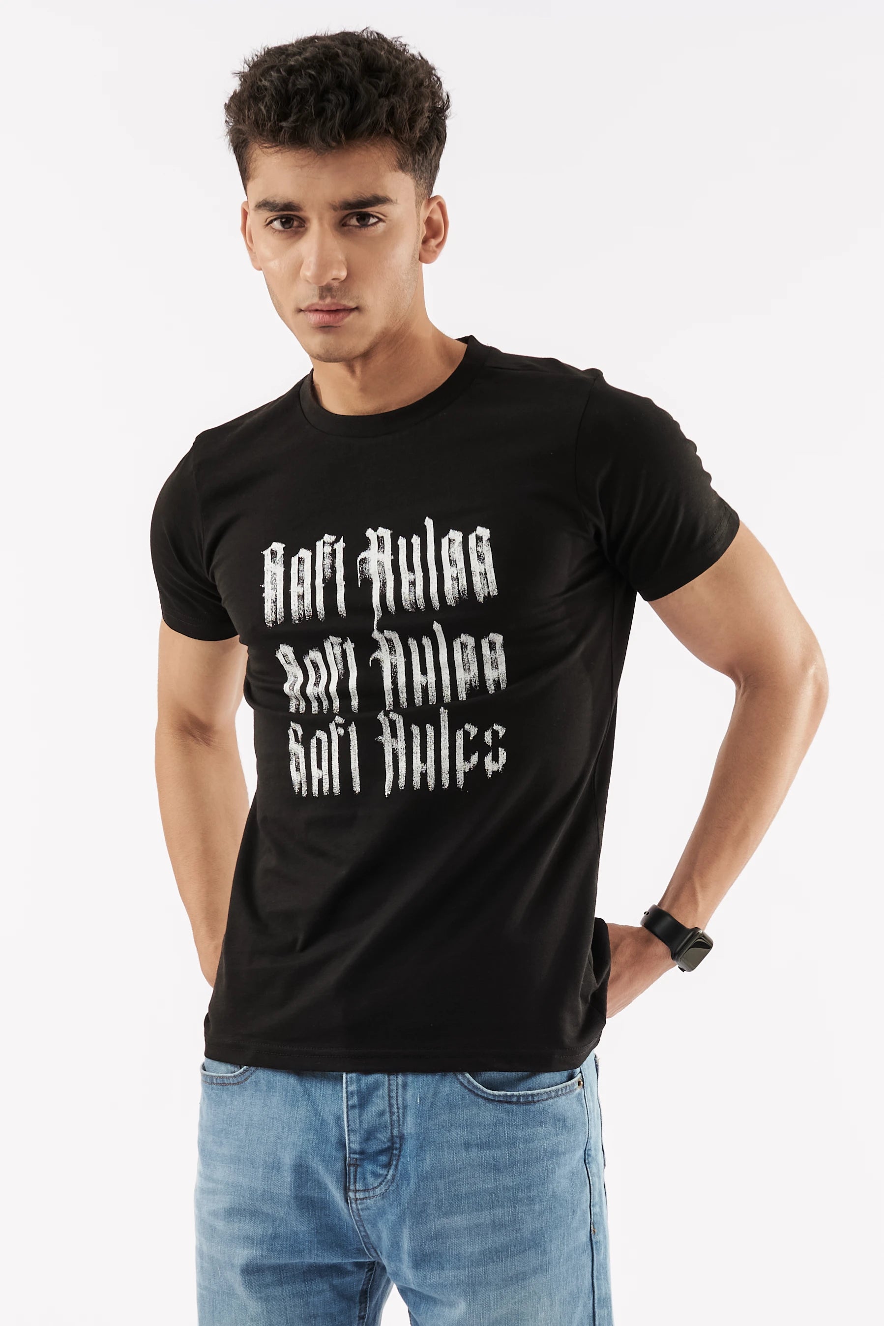 Men's Rules Graphics T-Shirt Black
