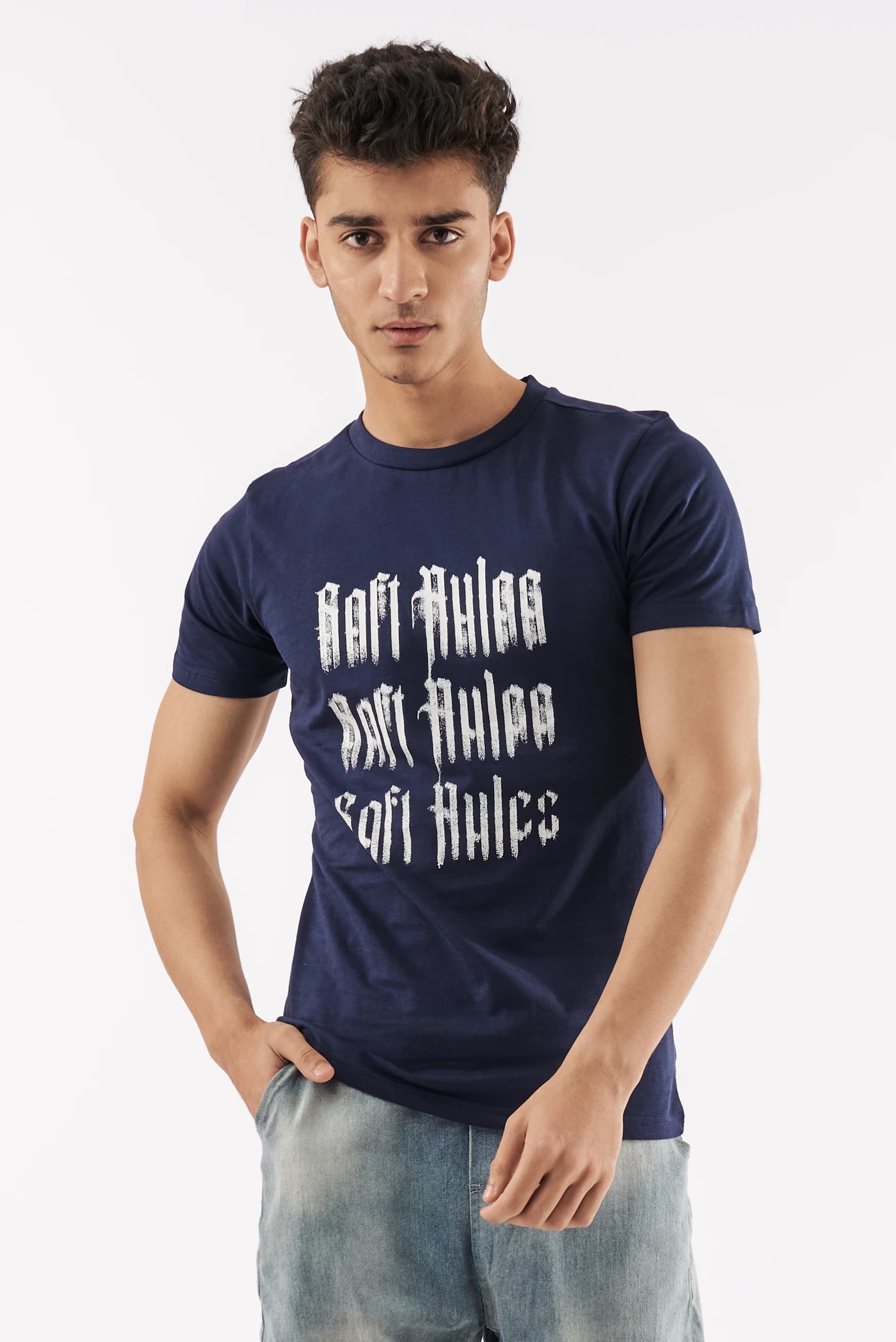 Men's Rules Graphics T-Shirt Navy