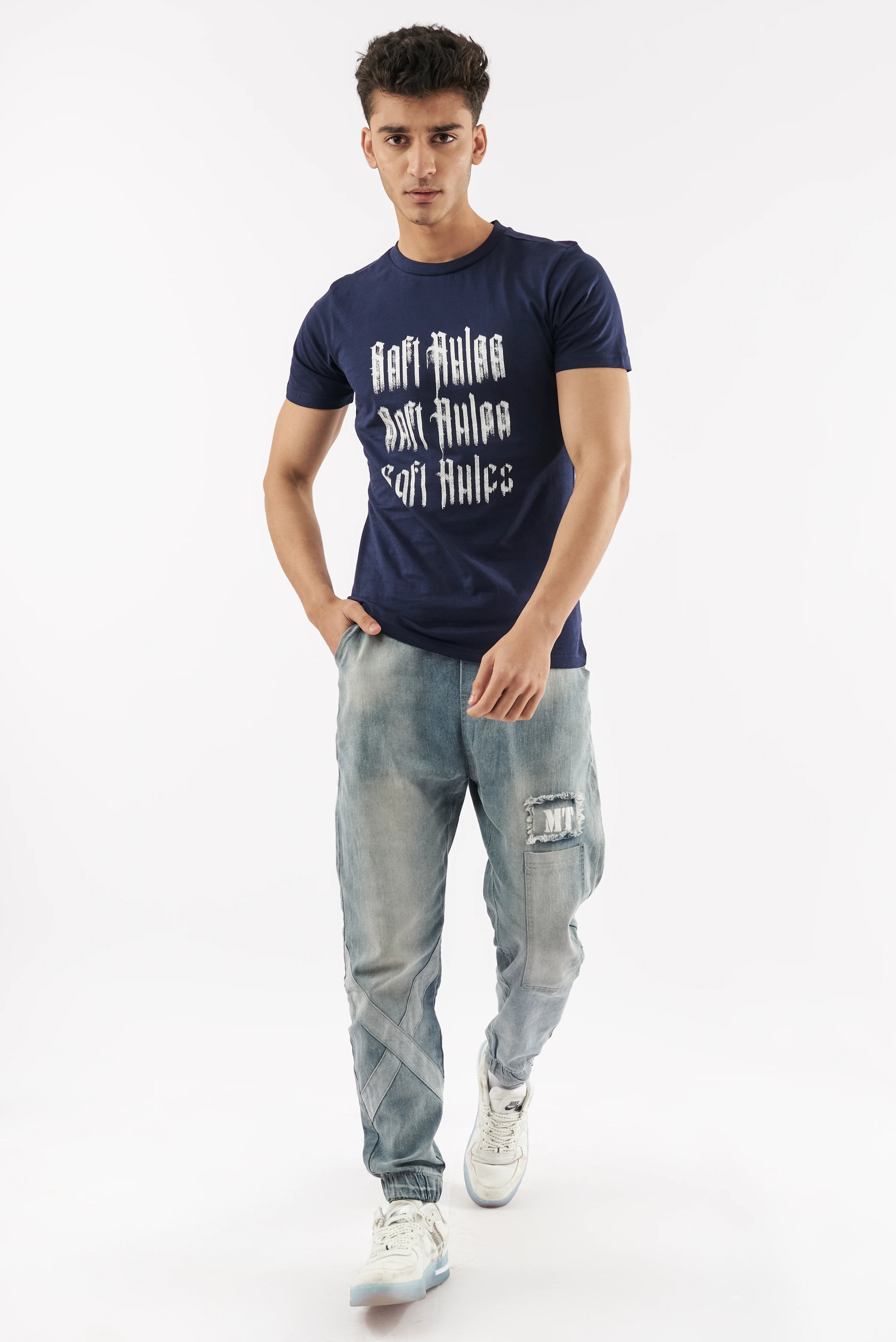 Men's Rules Graphics T-Shirt Navy