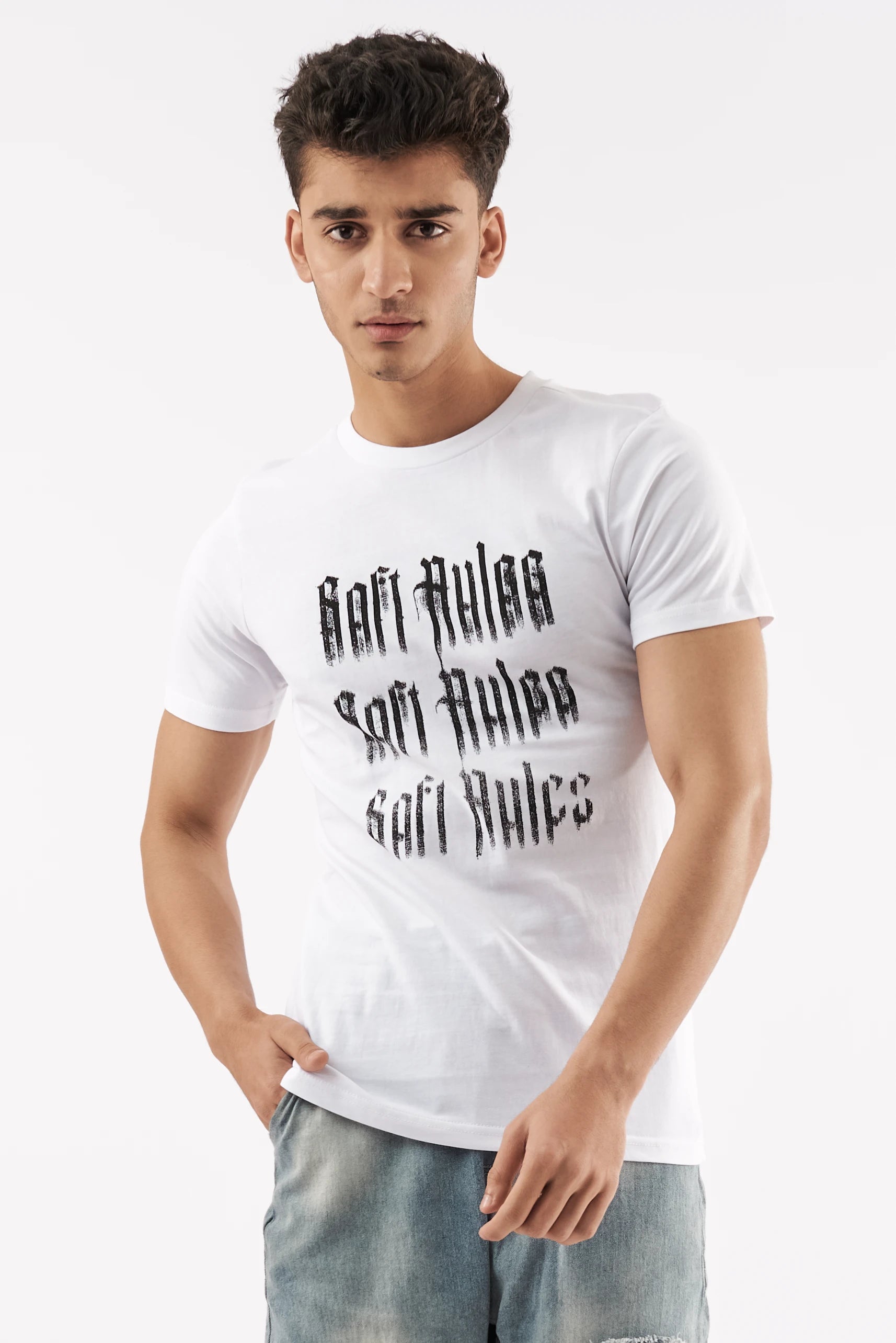 Men's Rules Graphics T-Shirt White