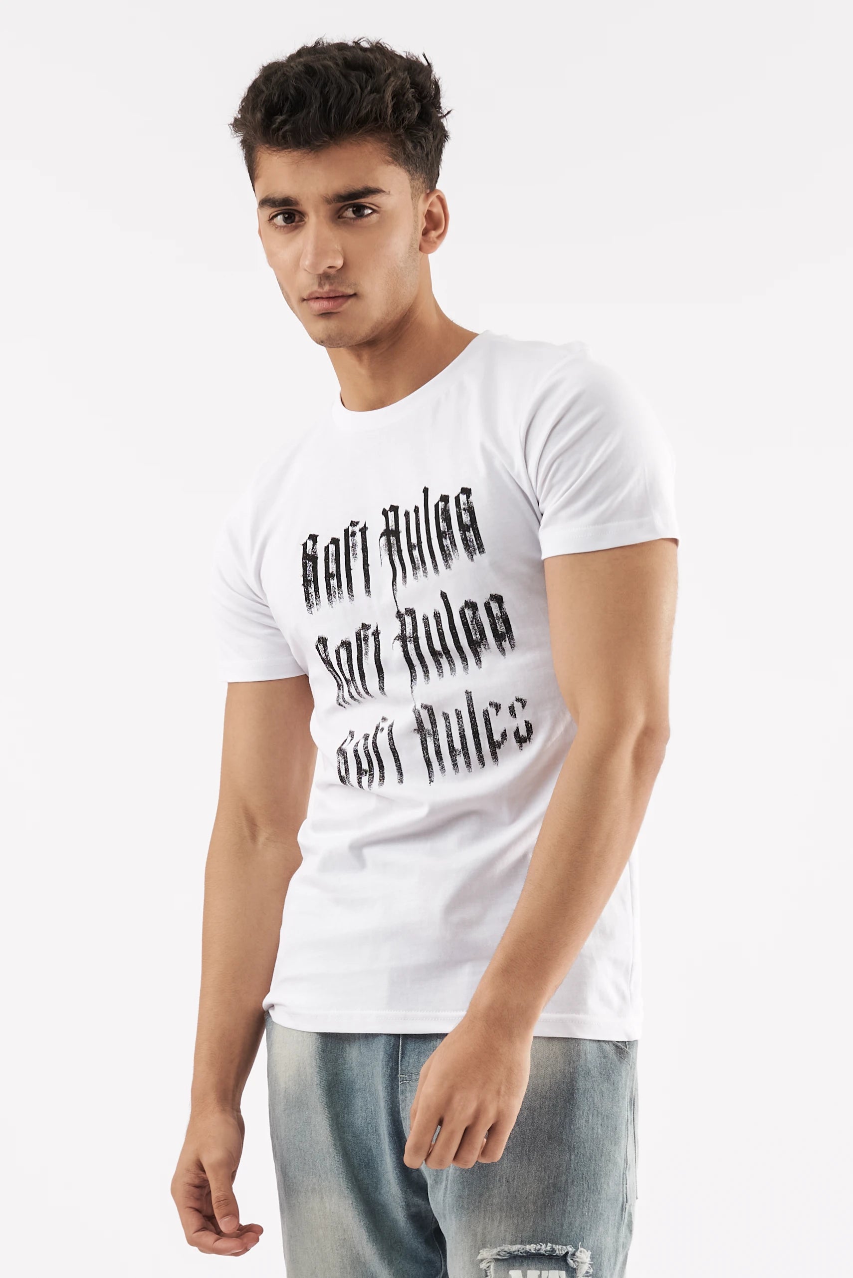 Men's Rules Graphics T-Shirt White
