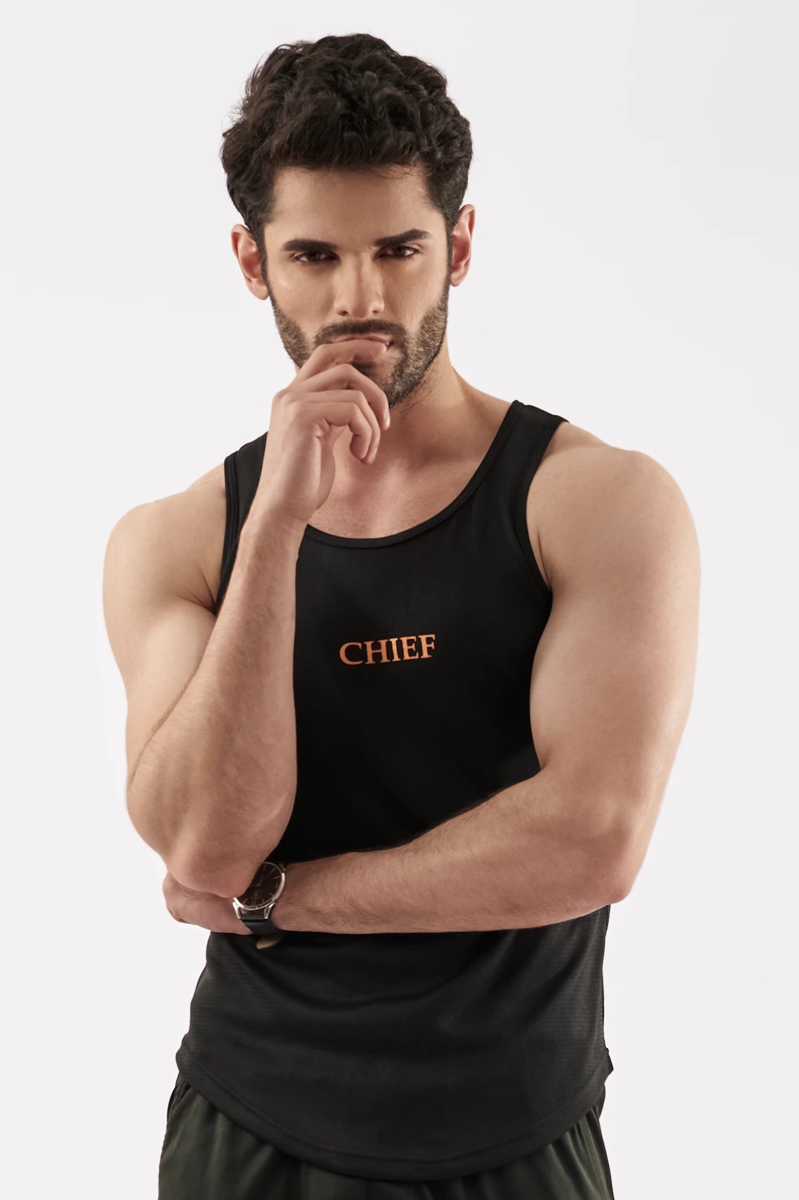 Men's Grip Tank Top Black