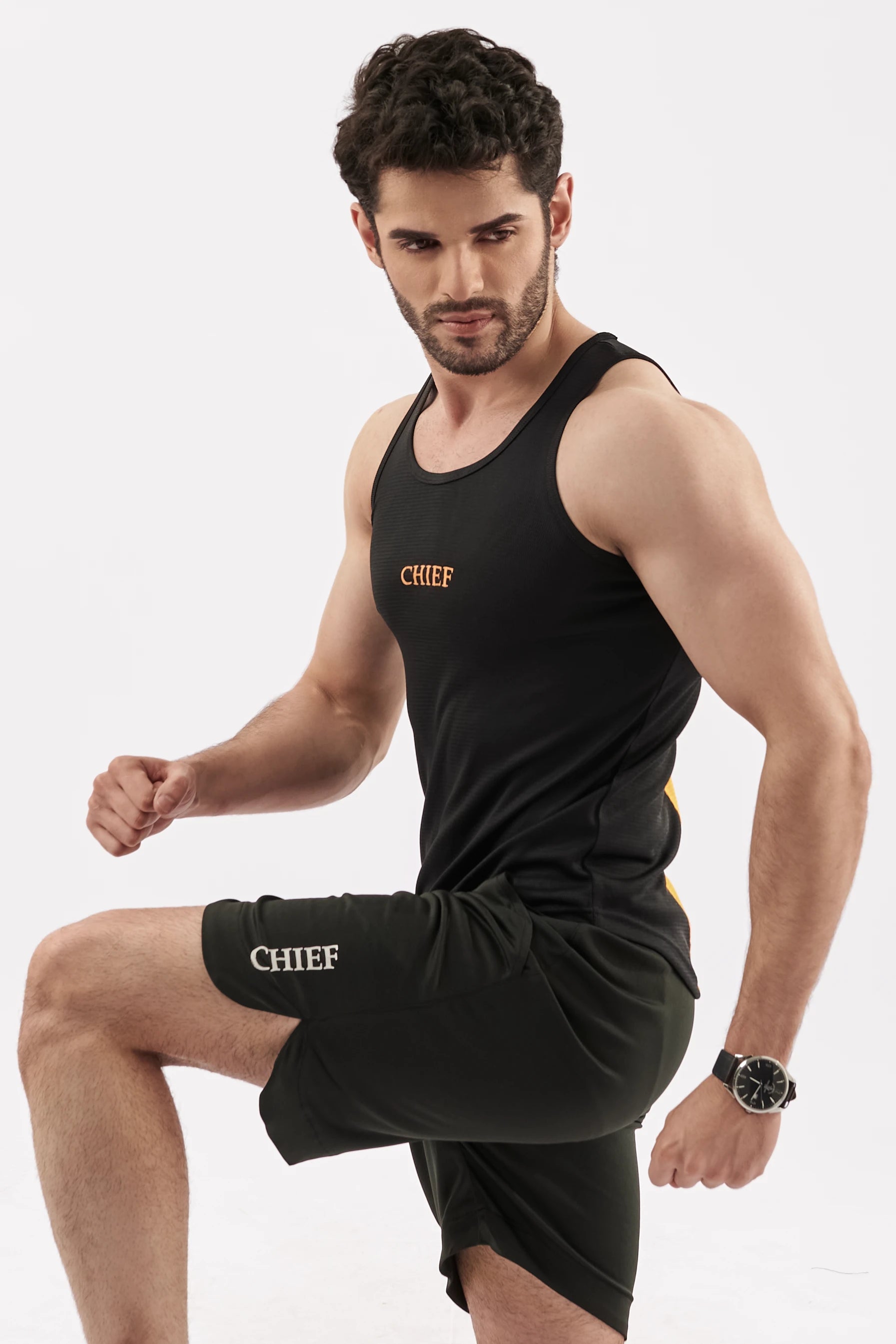 Men's Grip Tank Top Black