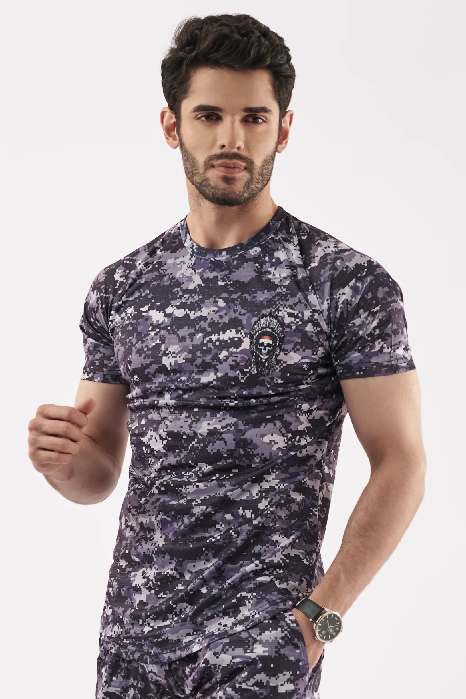 Men's Camo T-Shirt & Trouser