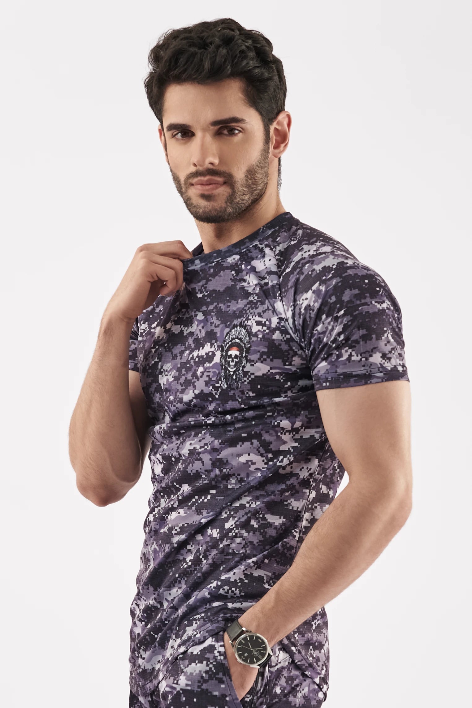 Men's Camo T-Shirt & Trouser