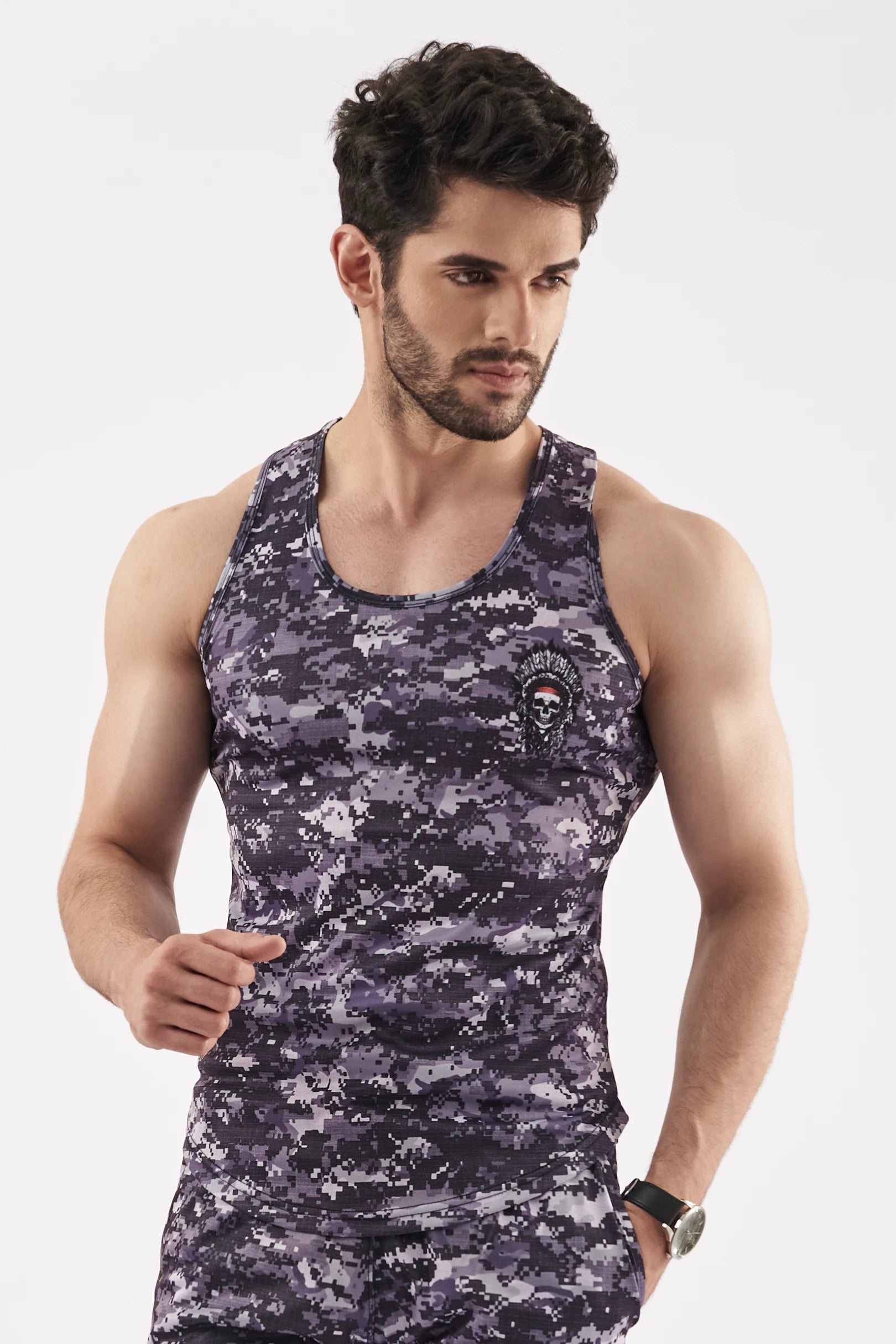 Men's Camo Tank Top & Trouser