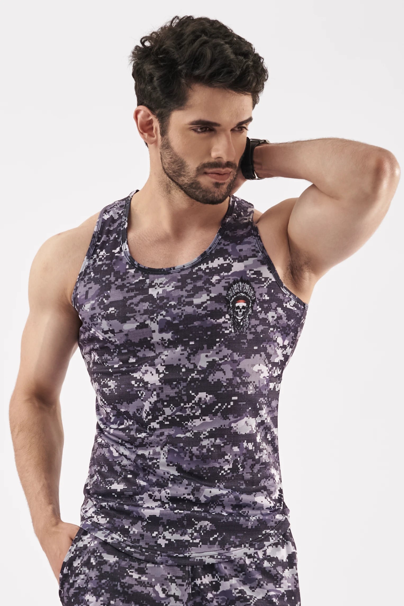 Men's Camo Tank Top & Trouser