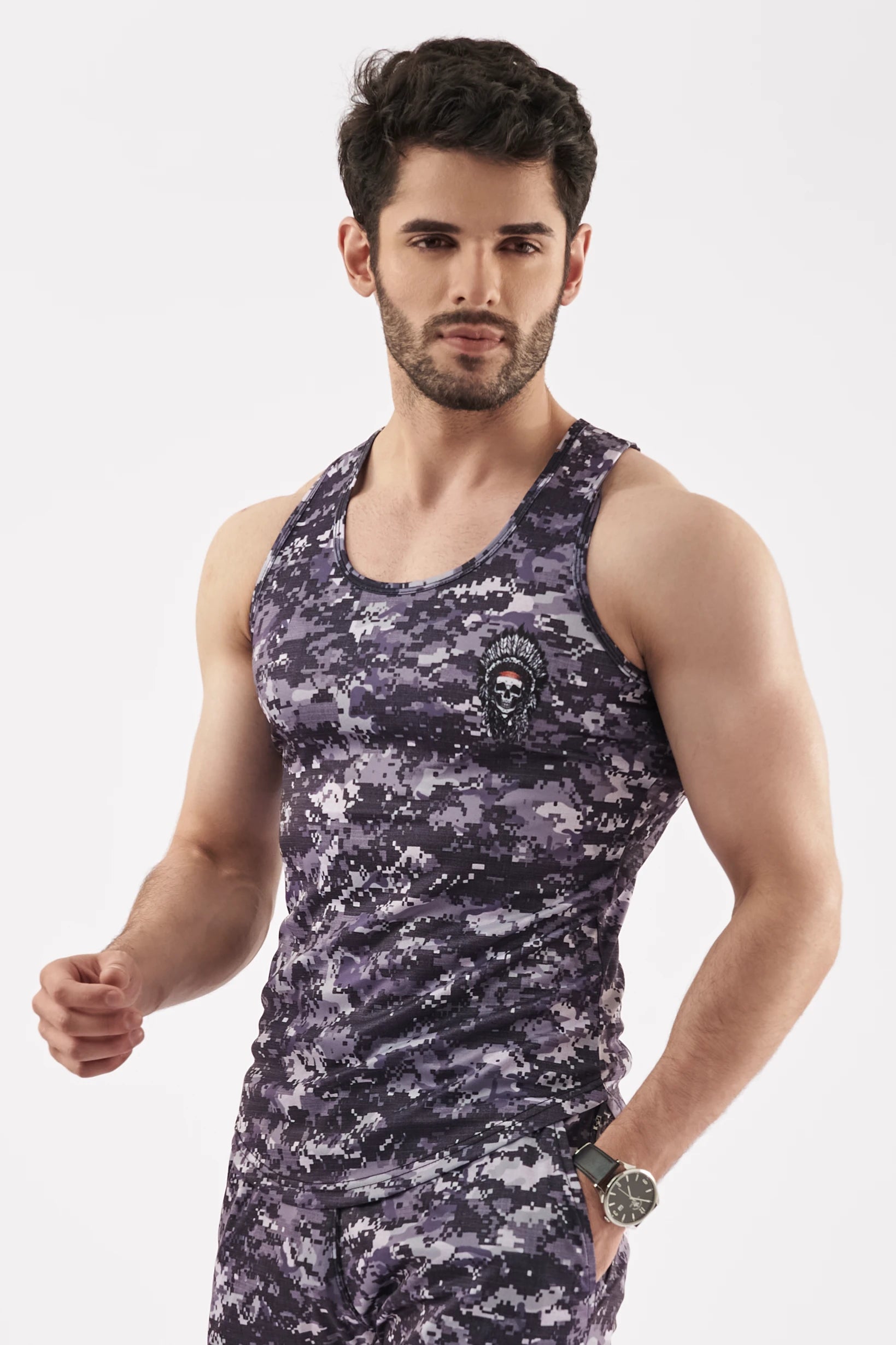 Men's Camo Tank Top & Trouser
