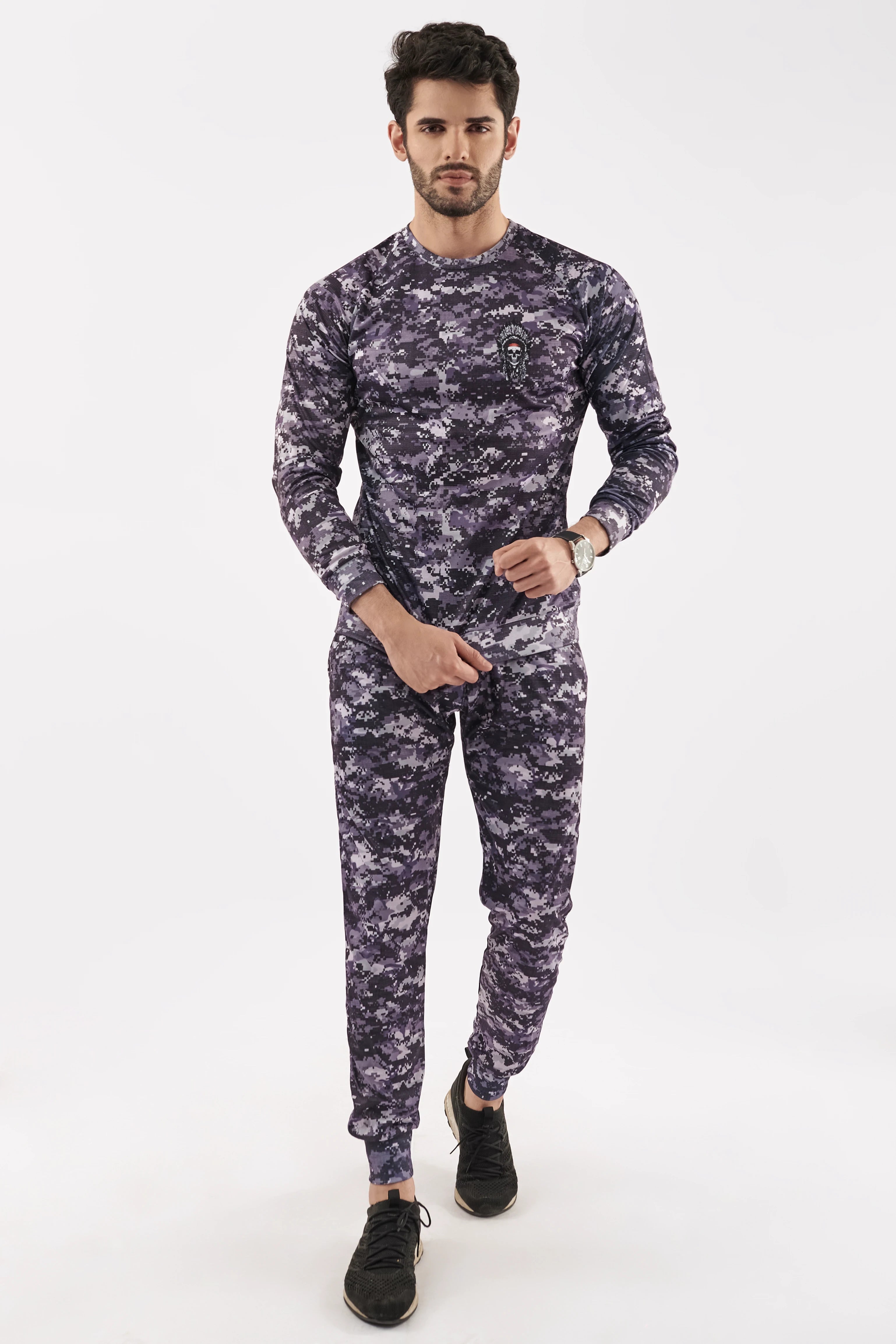 Men's Long Sleeves Camo Shirt & Trouser