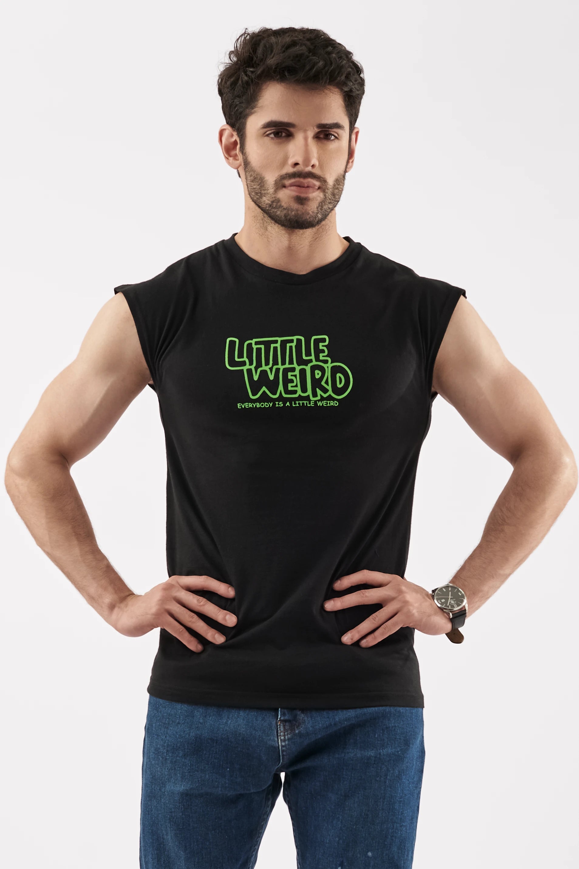 Men's Sleeveless T-Shirt Black