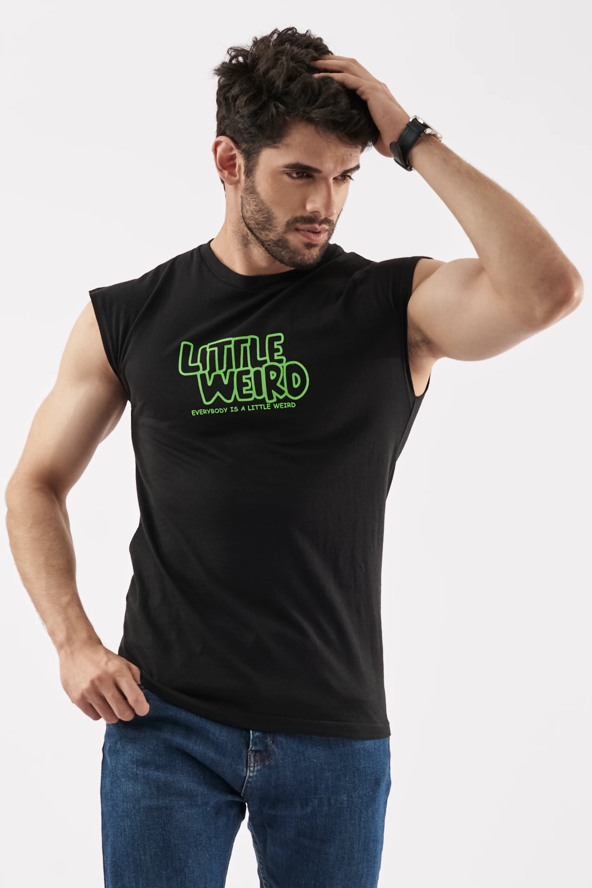 Men's Sleeveless T-Shirt Black
