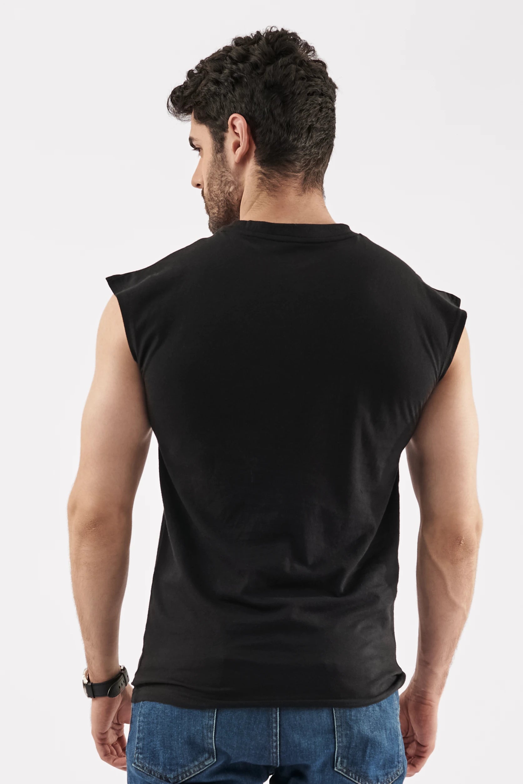 Men's Sleeveless T-Shirt Black