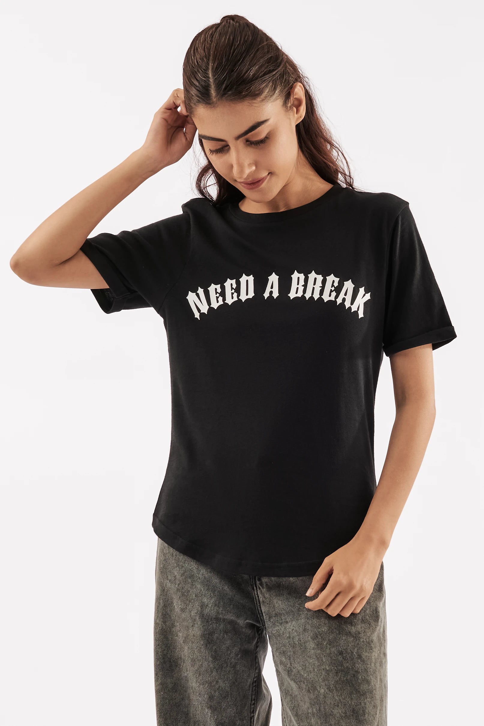 Women's Vacation Vibes T-Shirt Black