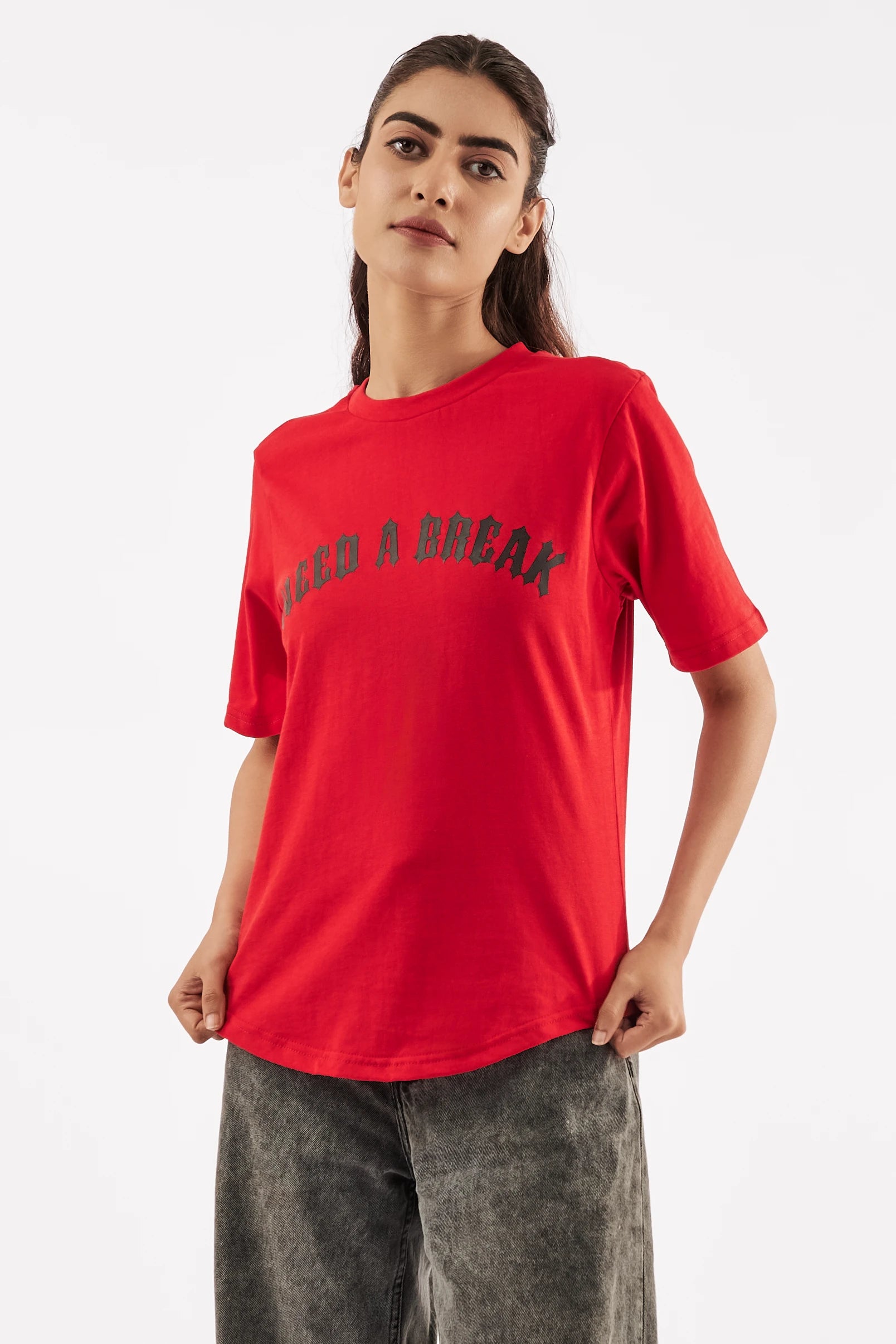 Women's Vacation Vibes T-Shirt Red