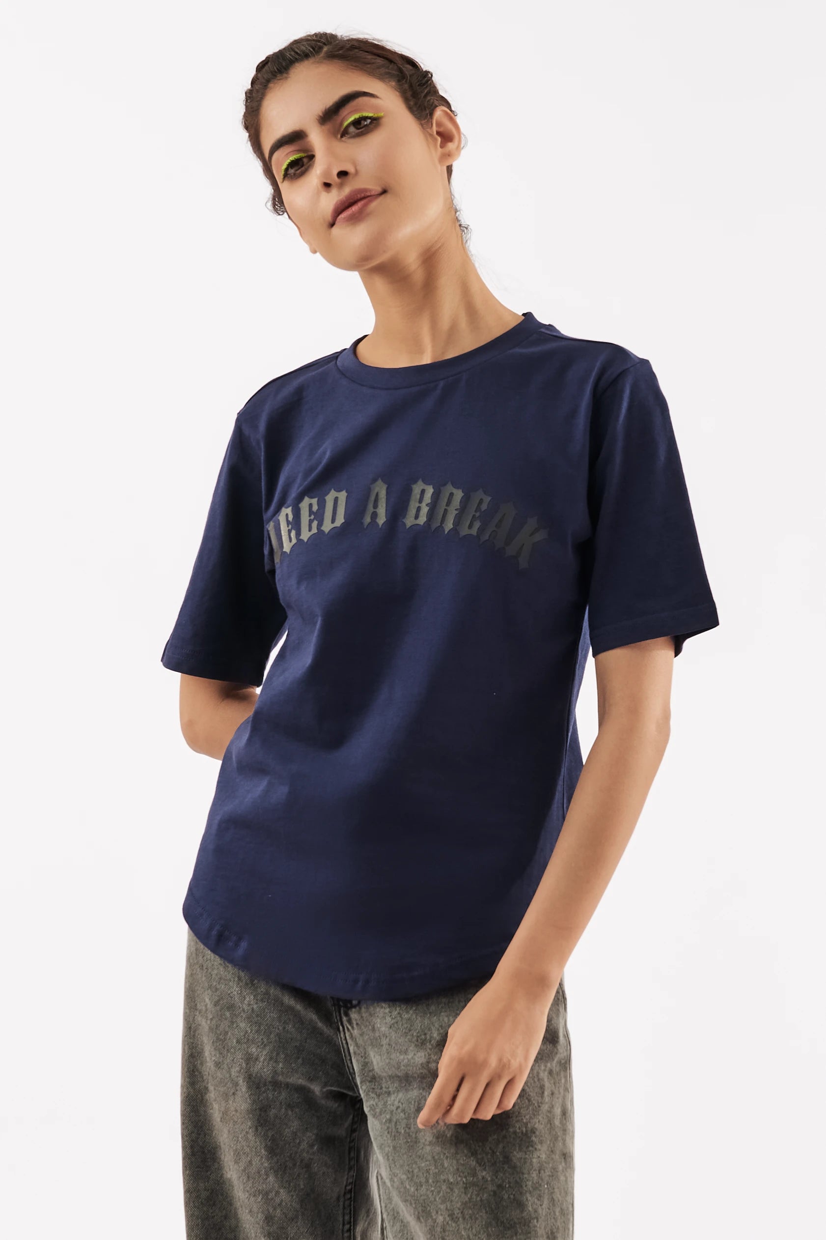 Women's Vacation Vibes T-Shirt Navy