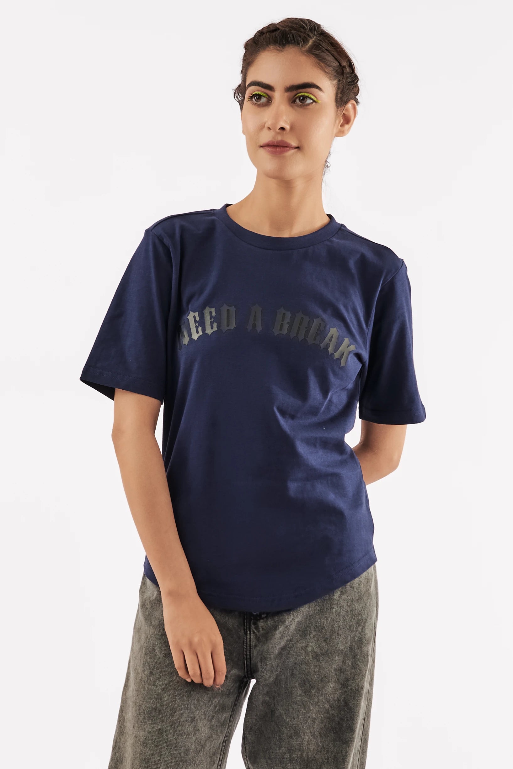 Women's Vacation Vibes T-Shirt Navy