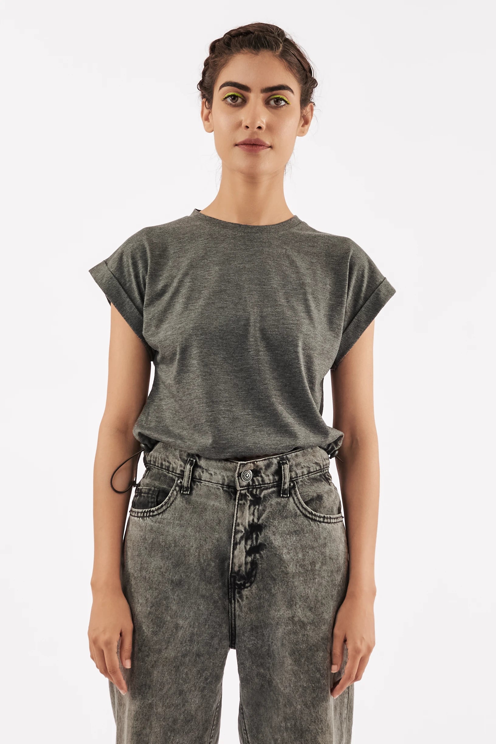 Women's Short Sleeve Tee in Grey