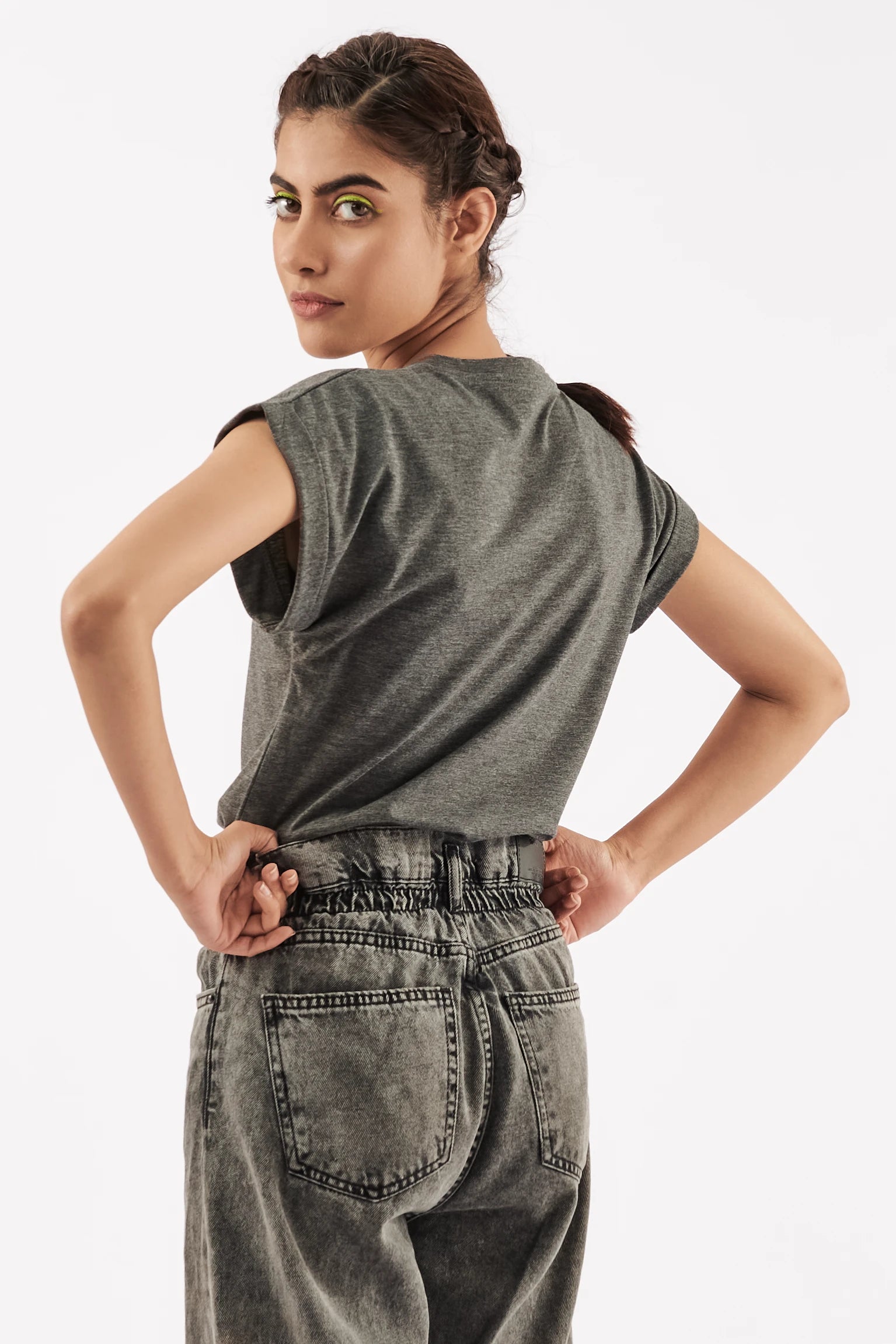 Women's Short Sleeve Tee in Grey