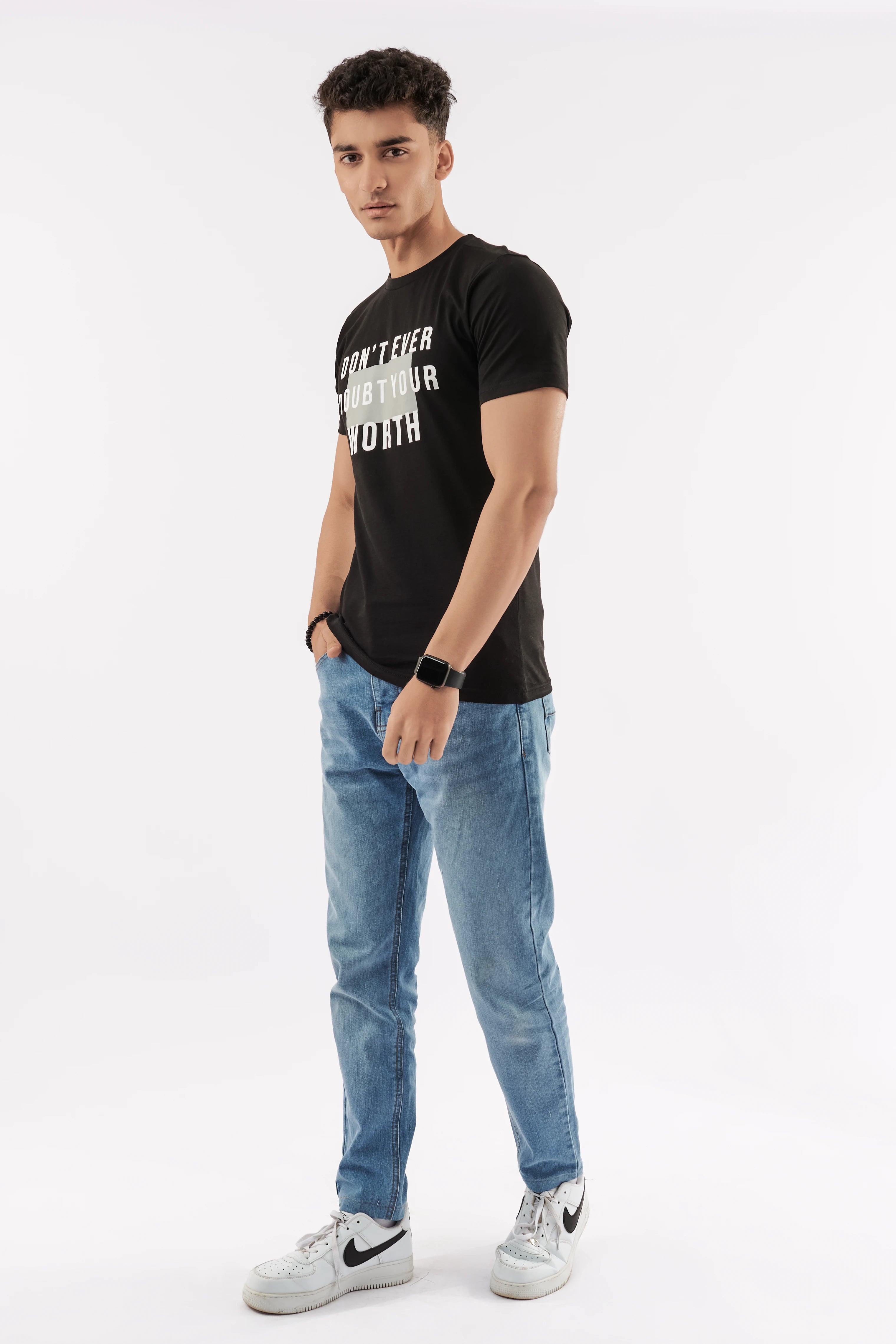 Men's Statement T-Shirt Black