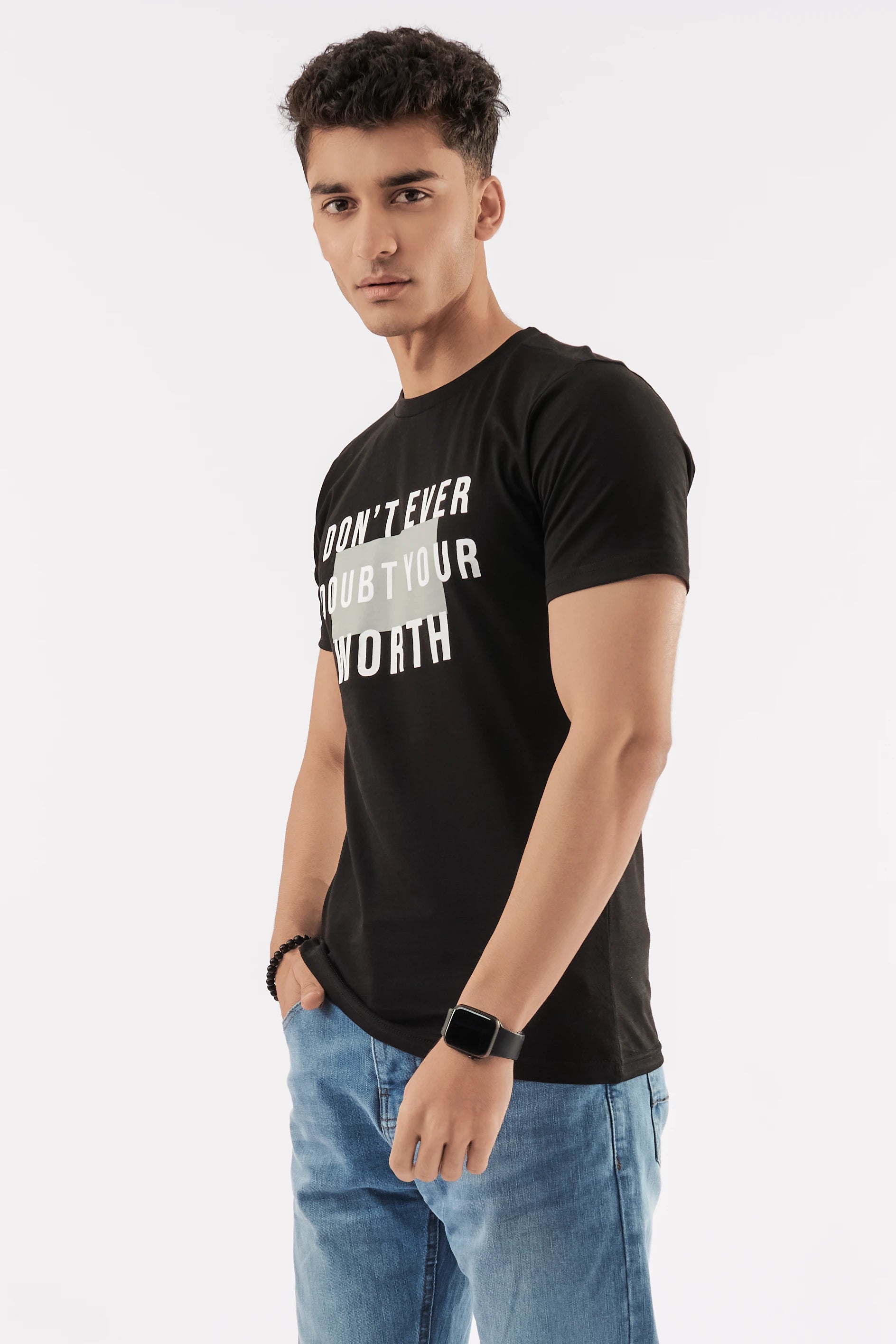 Men's Statement T-Shirt Black