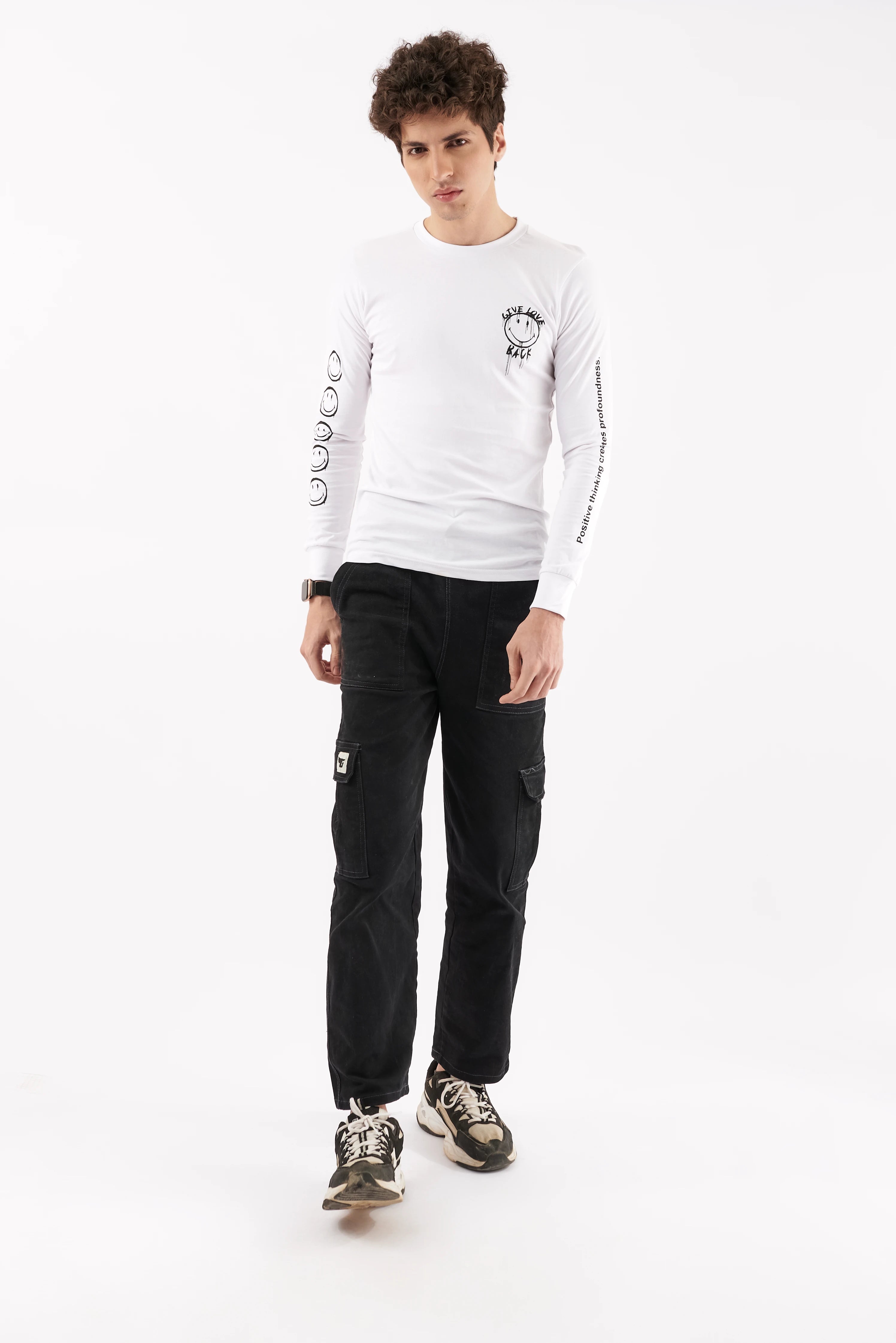 Men's Emoji Graphic T-Shirt White