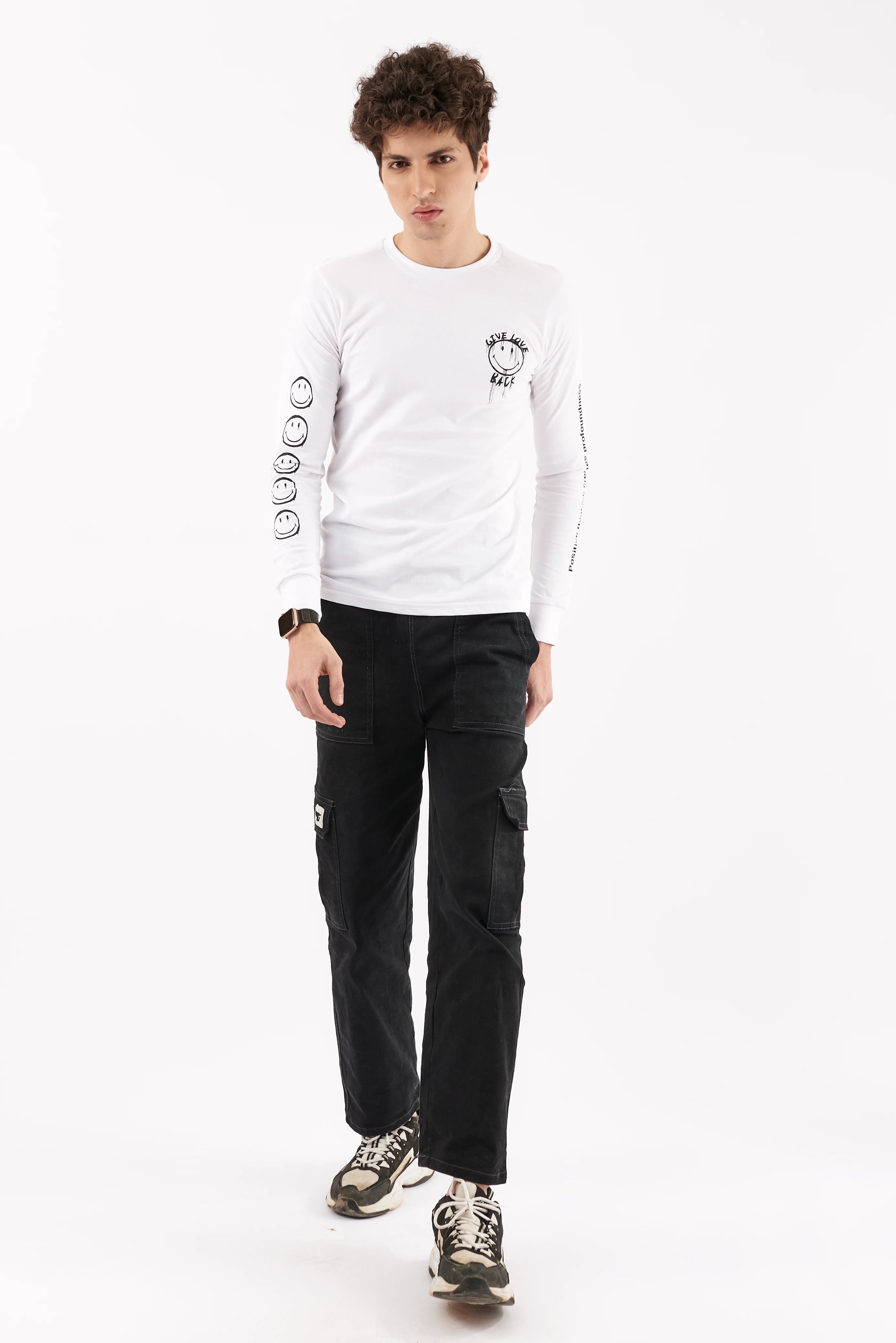 Men's Emoji Graphic T-Shirt White