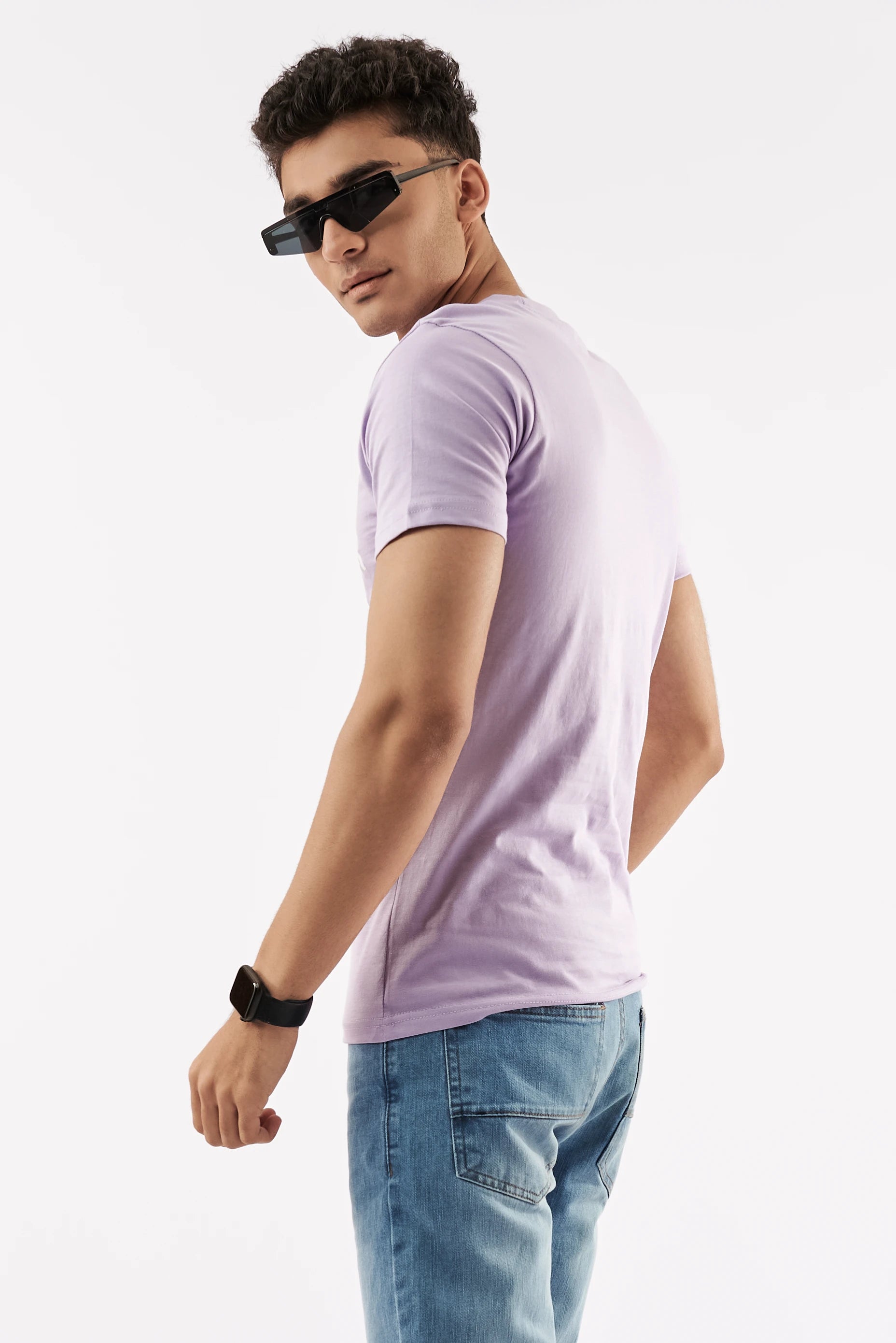 Men's Statement T-Shirt Purple