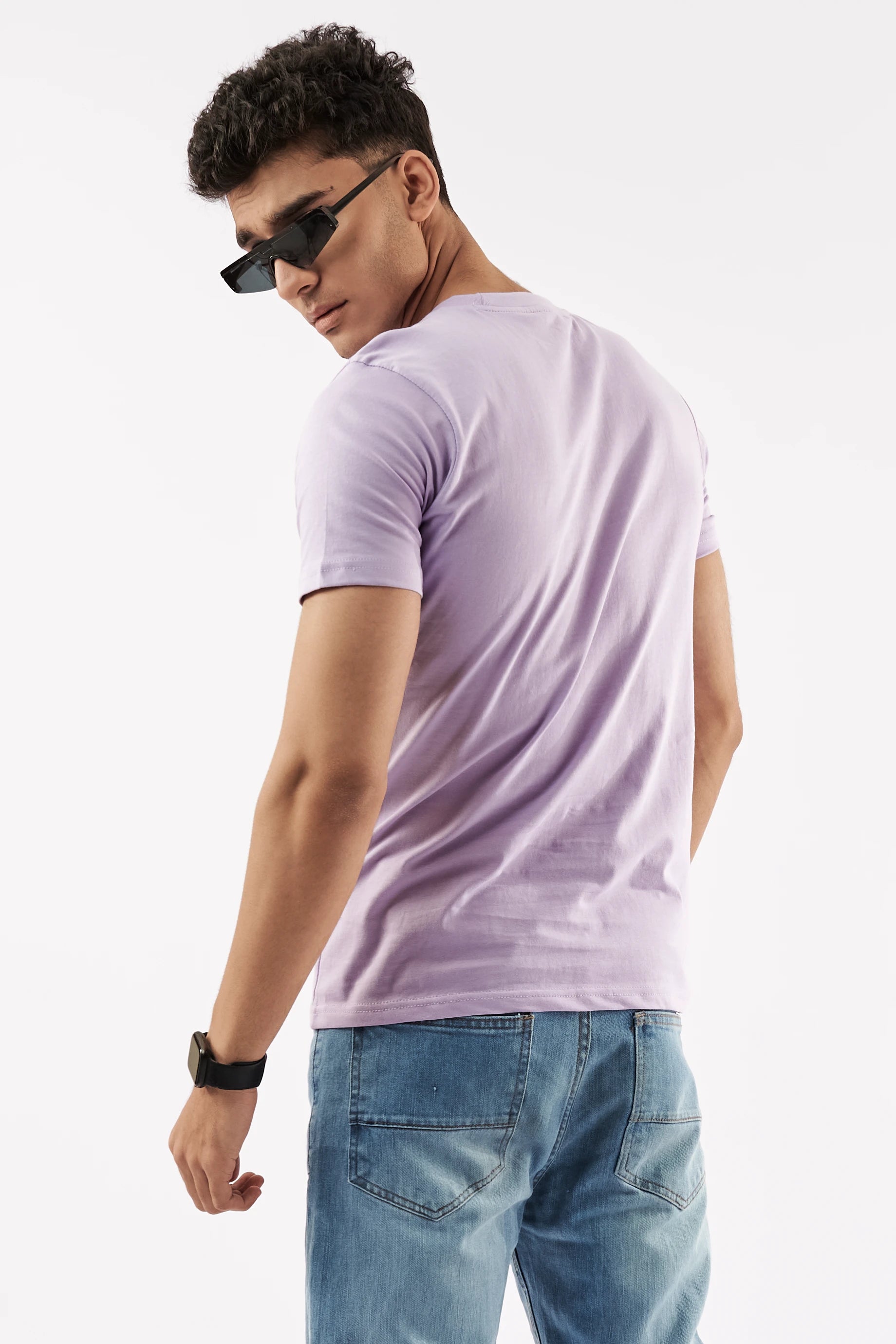 Men's Statement T-Shirt Purple