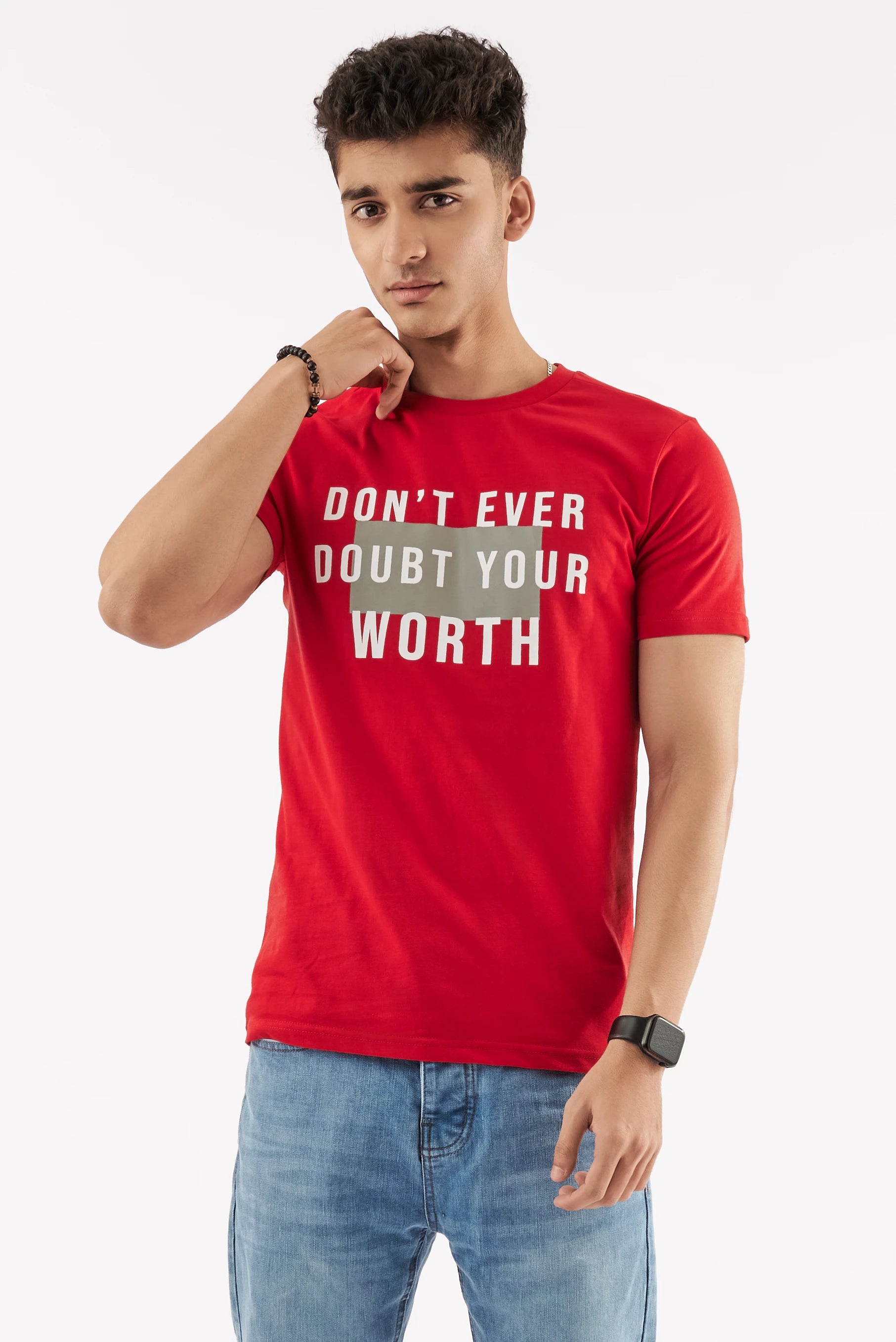 Men's Statement T-Shirt Red