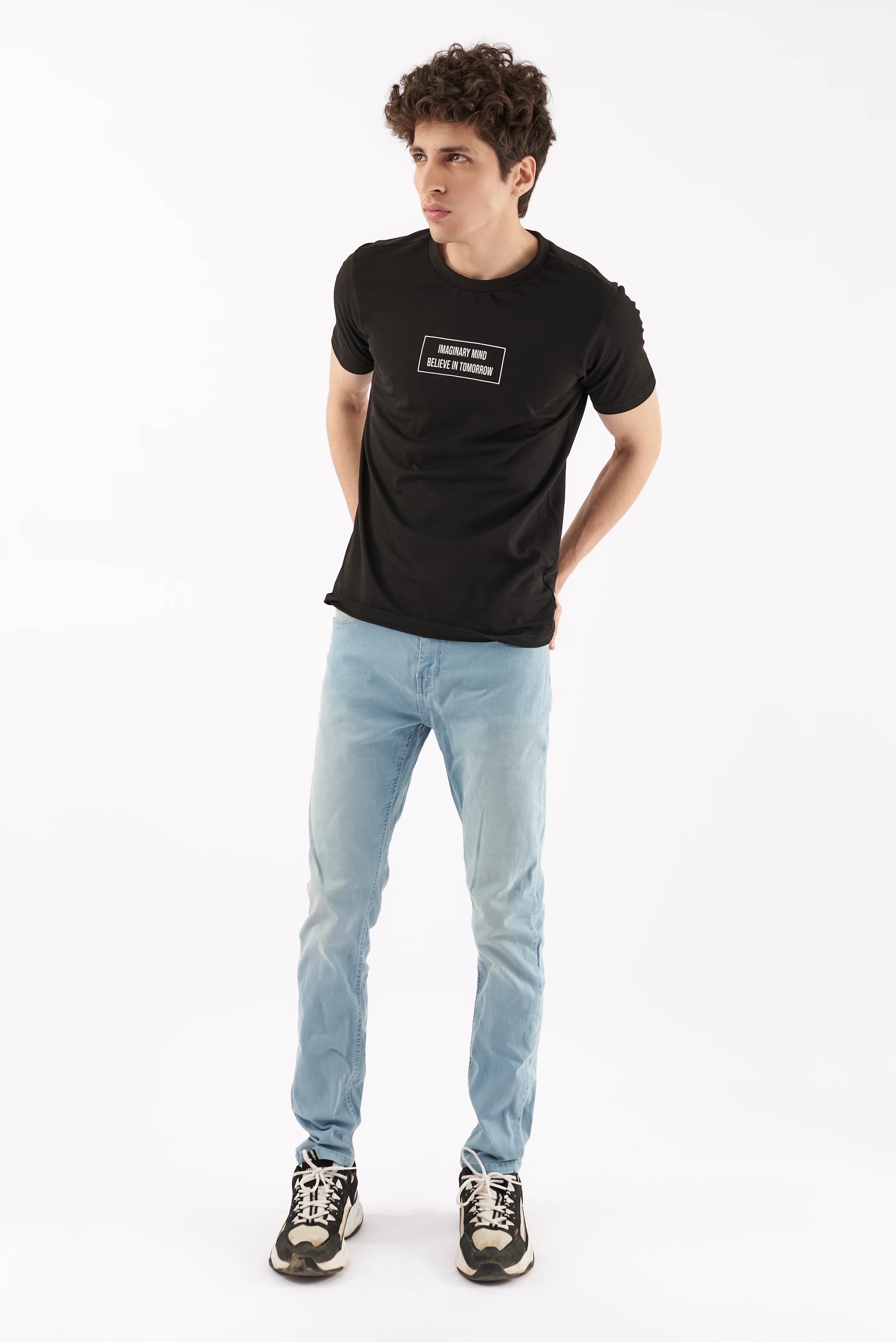 Men's Creative Empowered T-Shirt Black