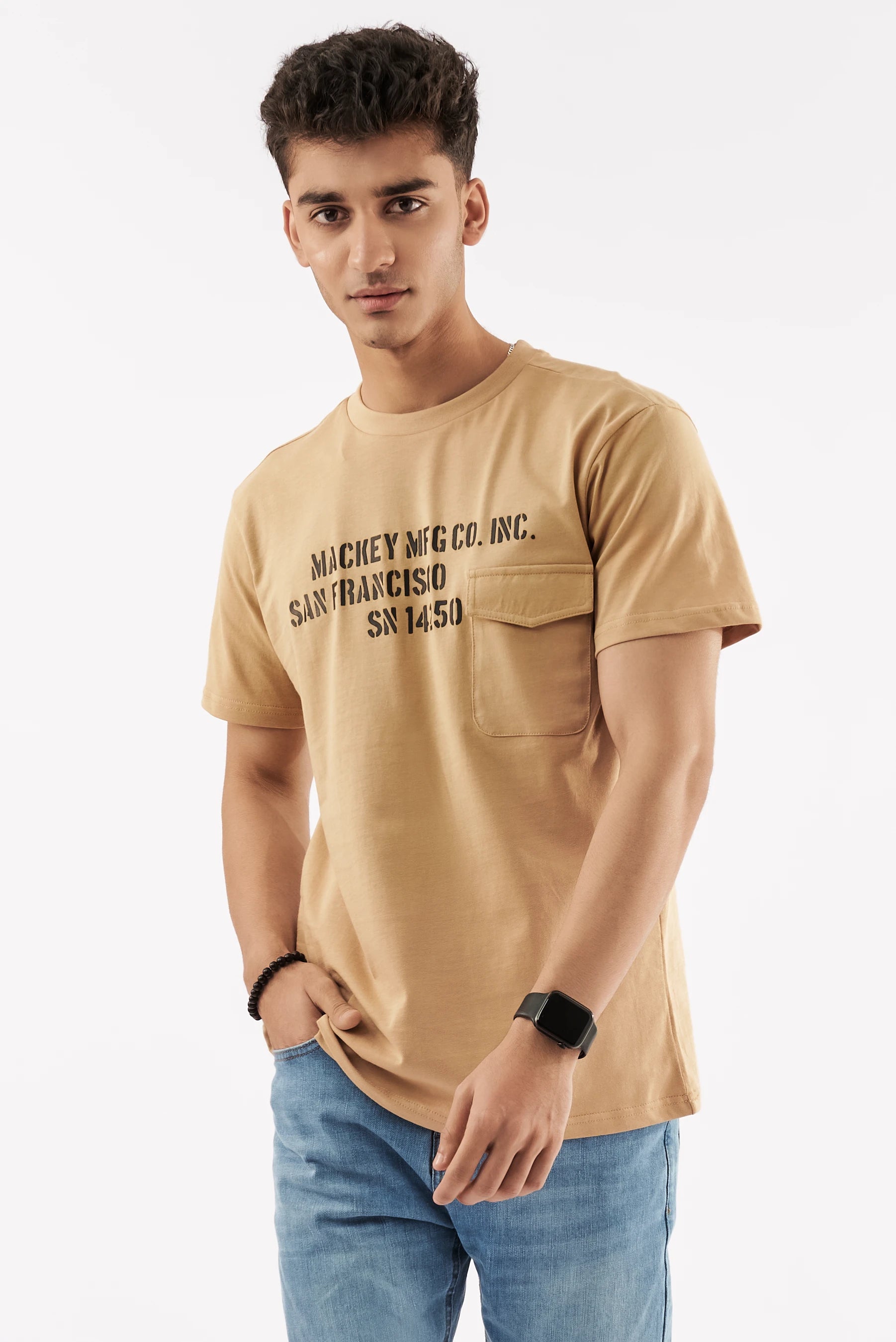 Men's Pocket T-Shirt Sand