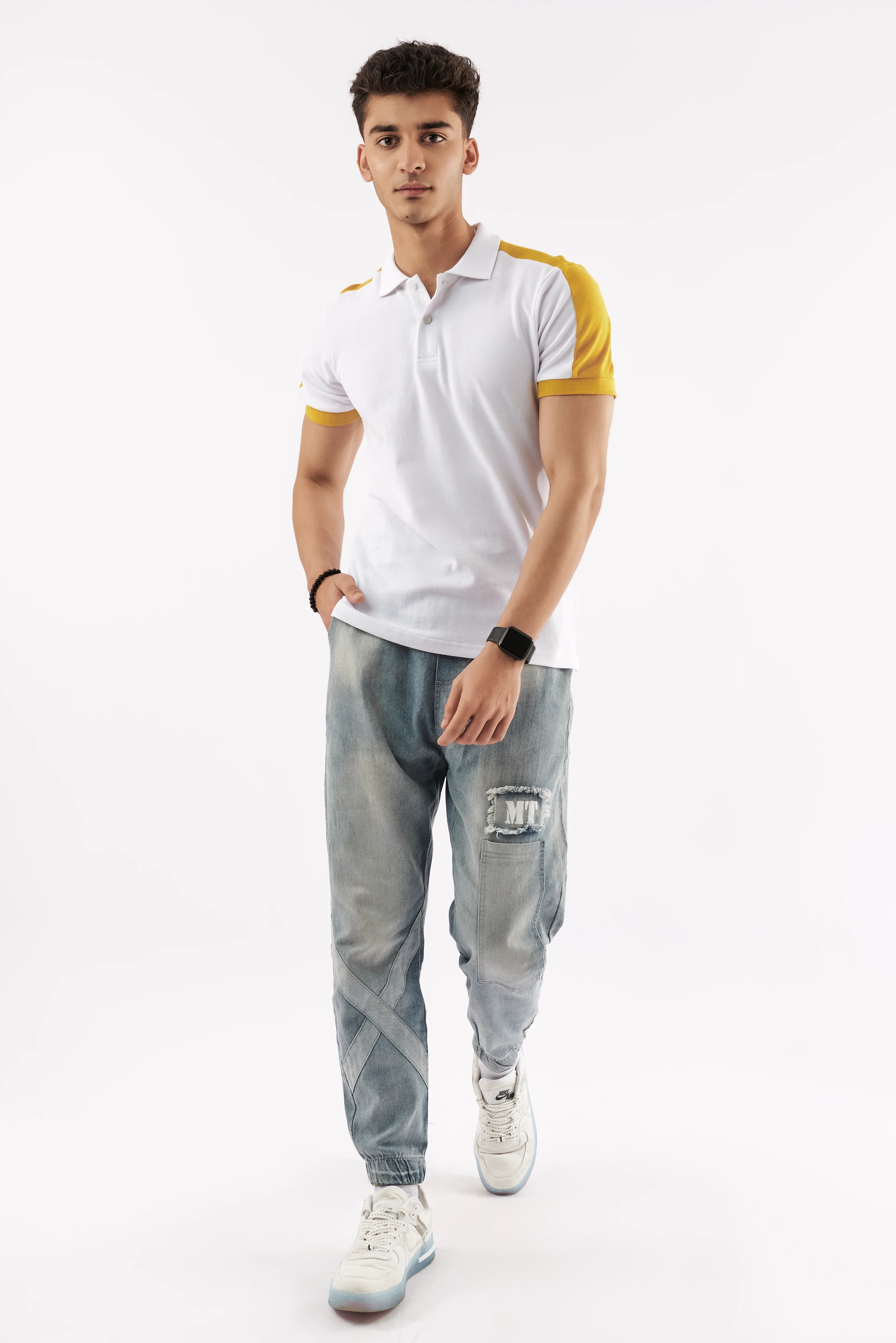 Men's Performance Polo Shirt White