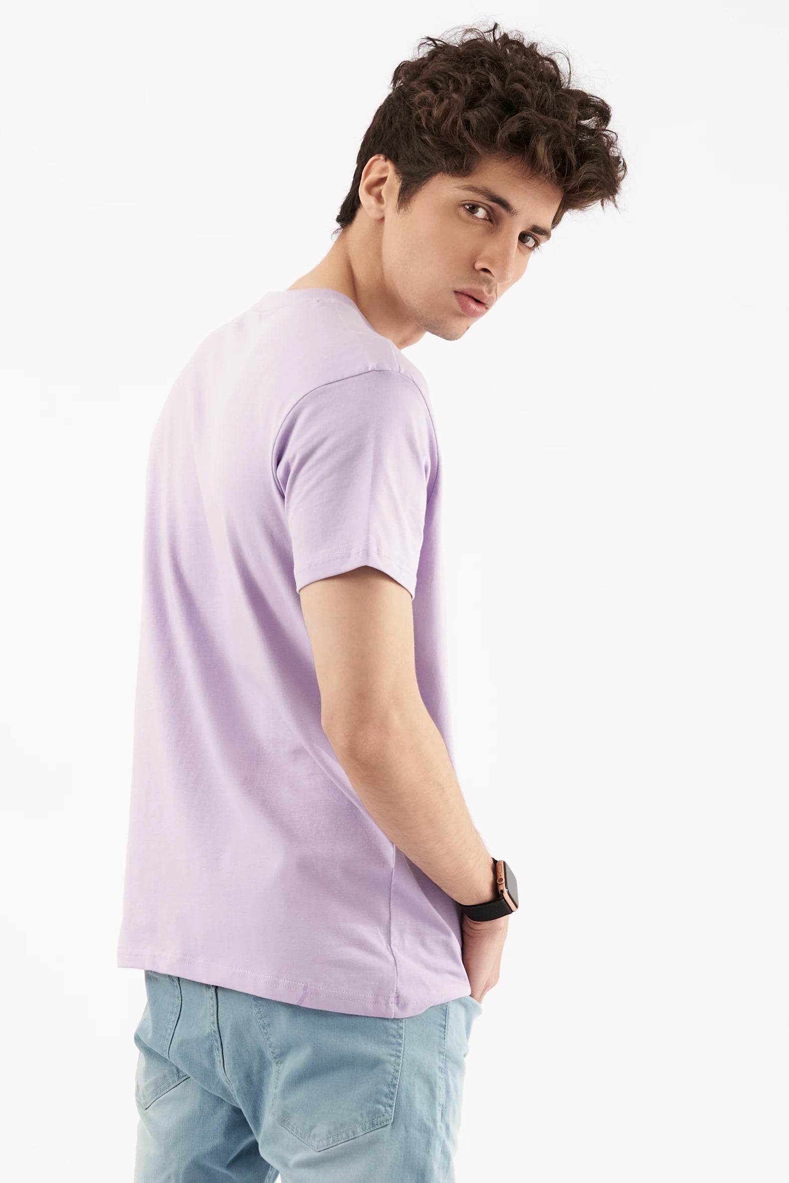 Men's Pocket T-Shirt Purple