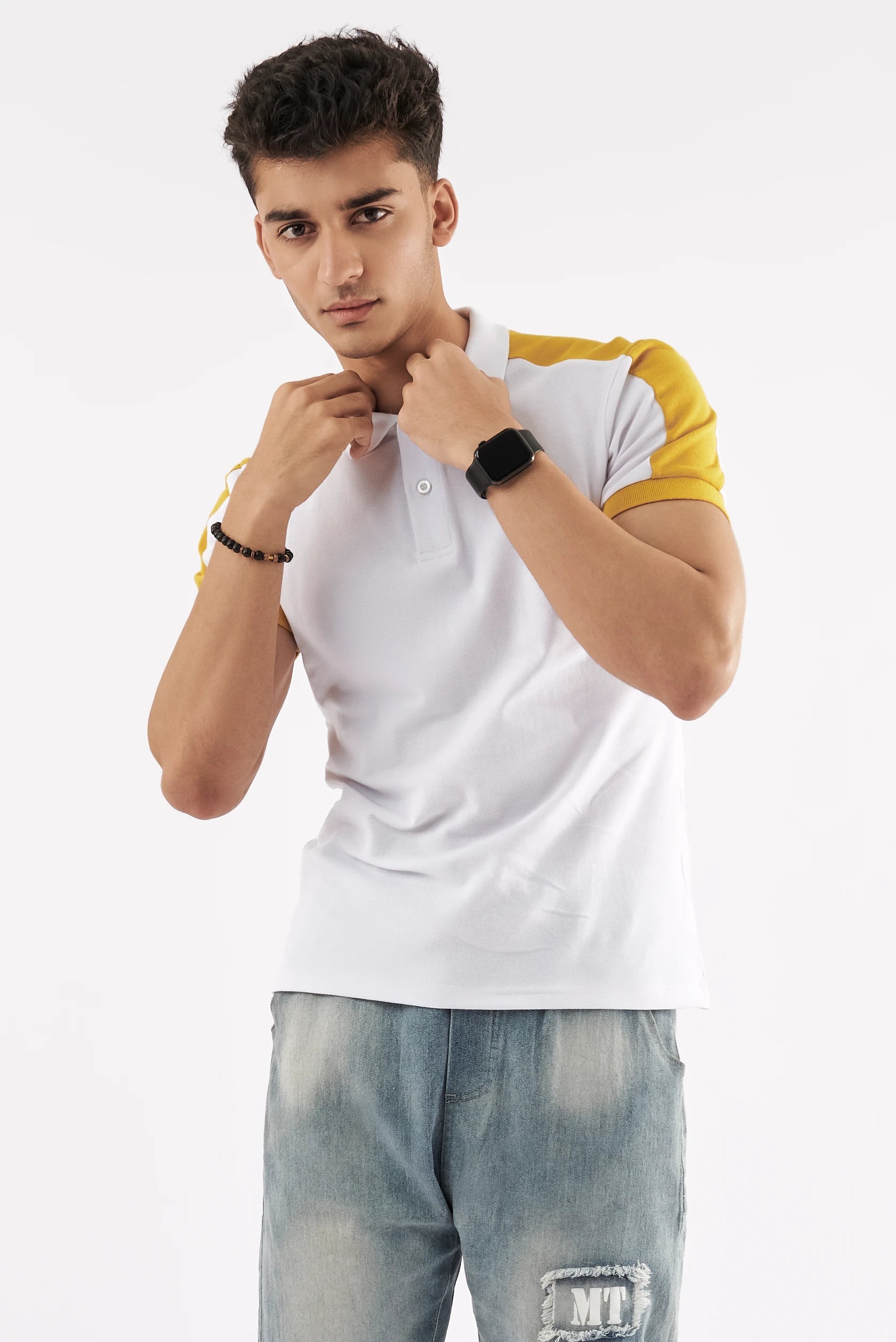 Men's Performance Polo Shirt White