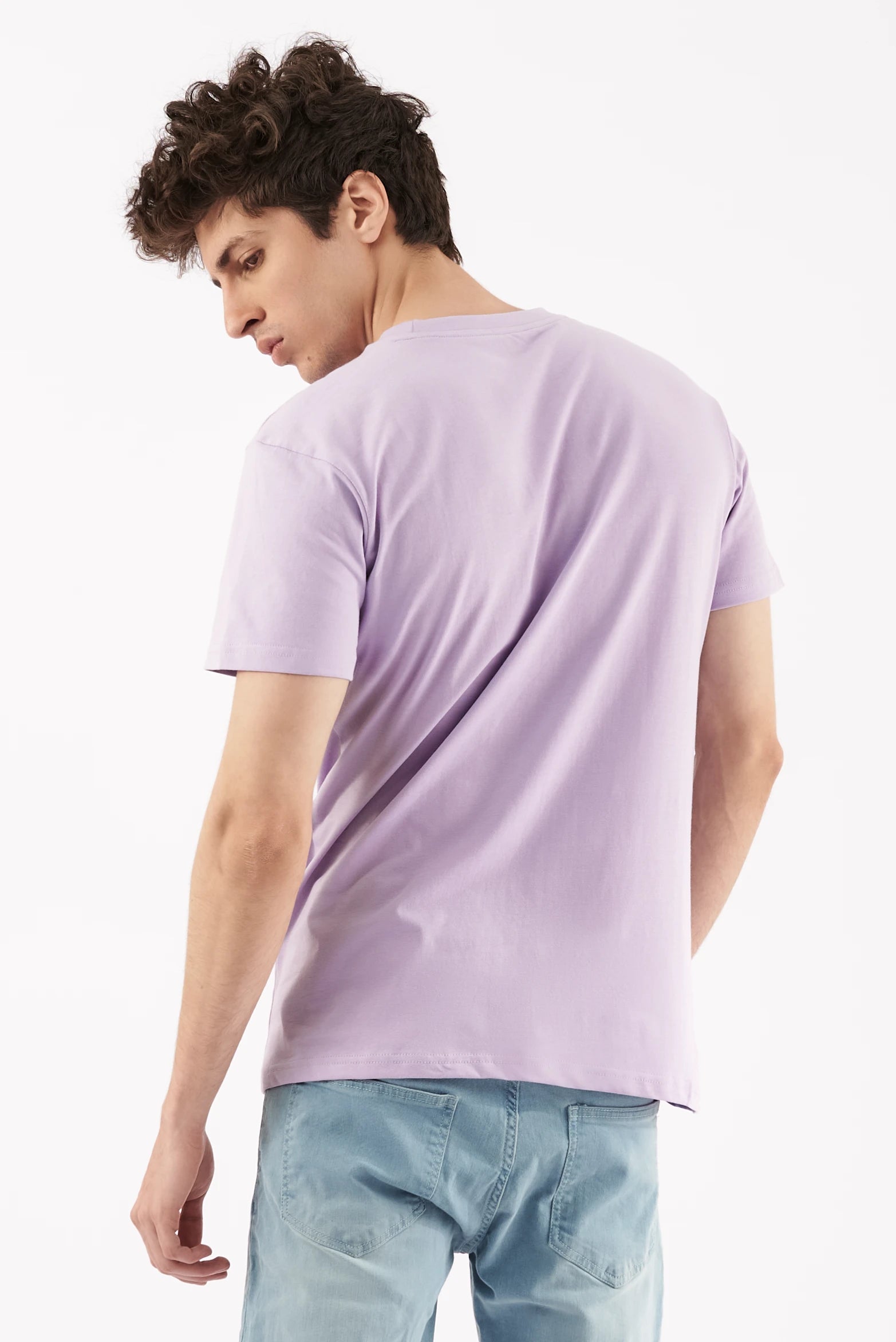 Men's Pocket T-Shirt Purple