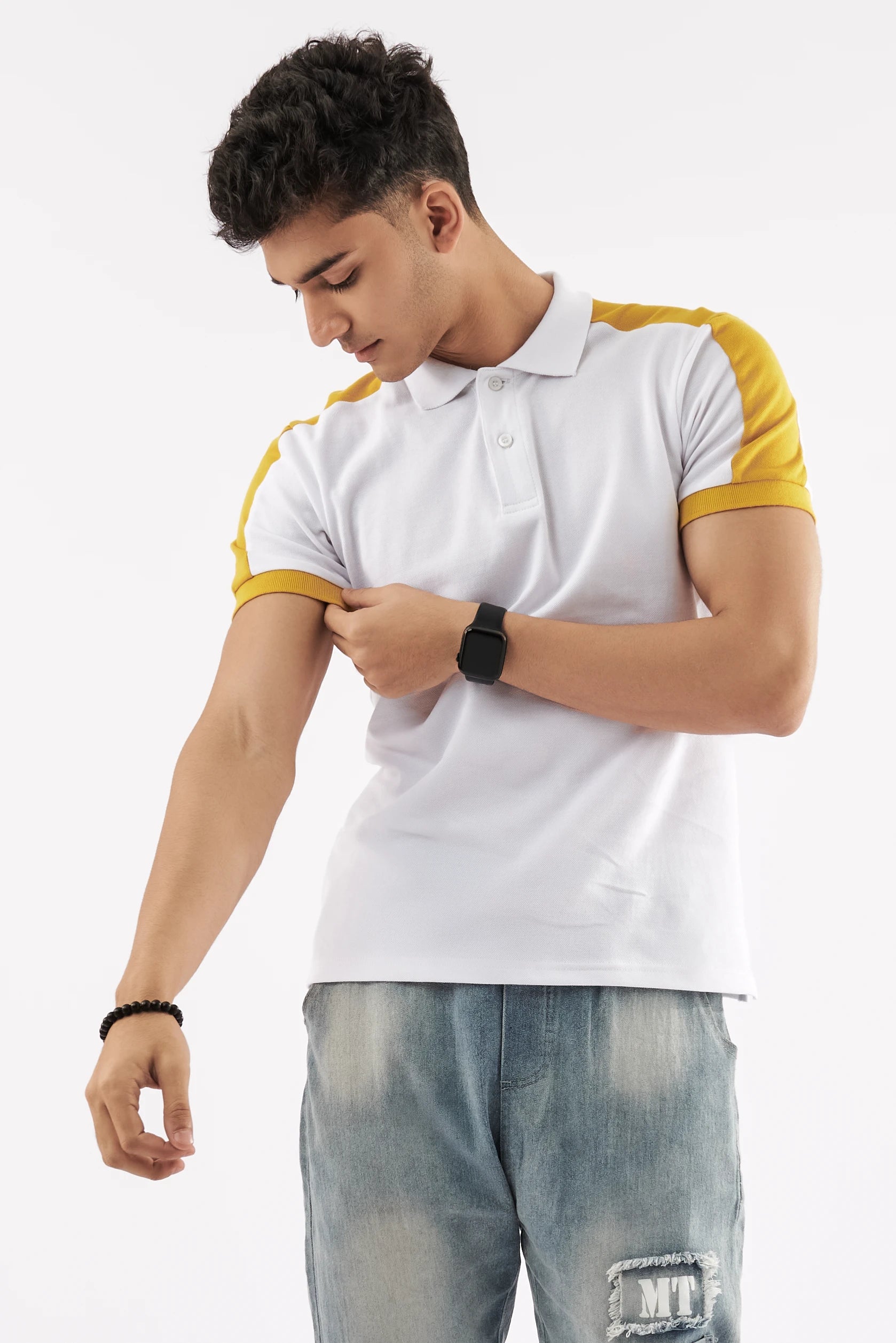 Men's Performance Polo Shirt White