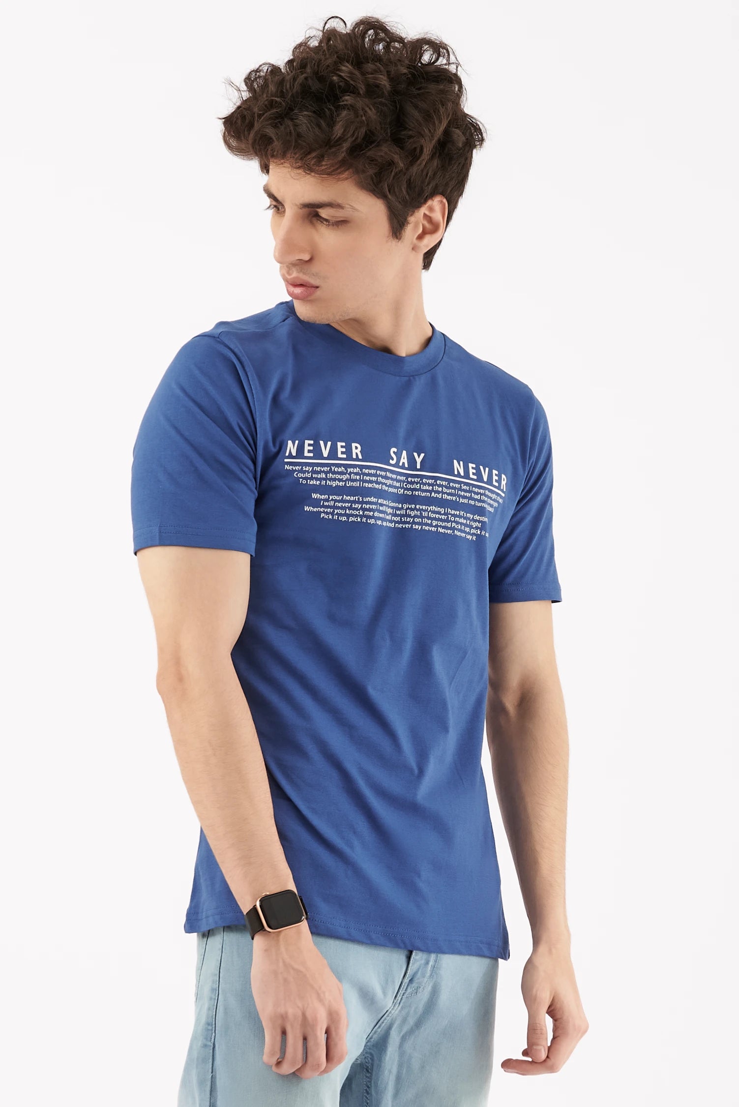 Men's JB Graphic T-Shirt Royal Blue
