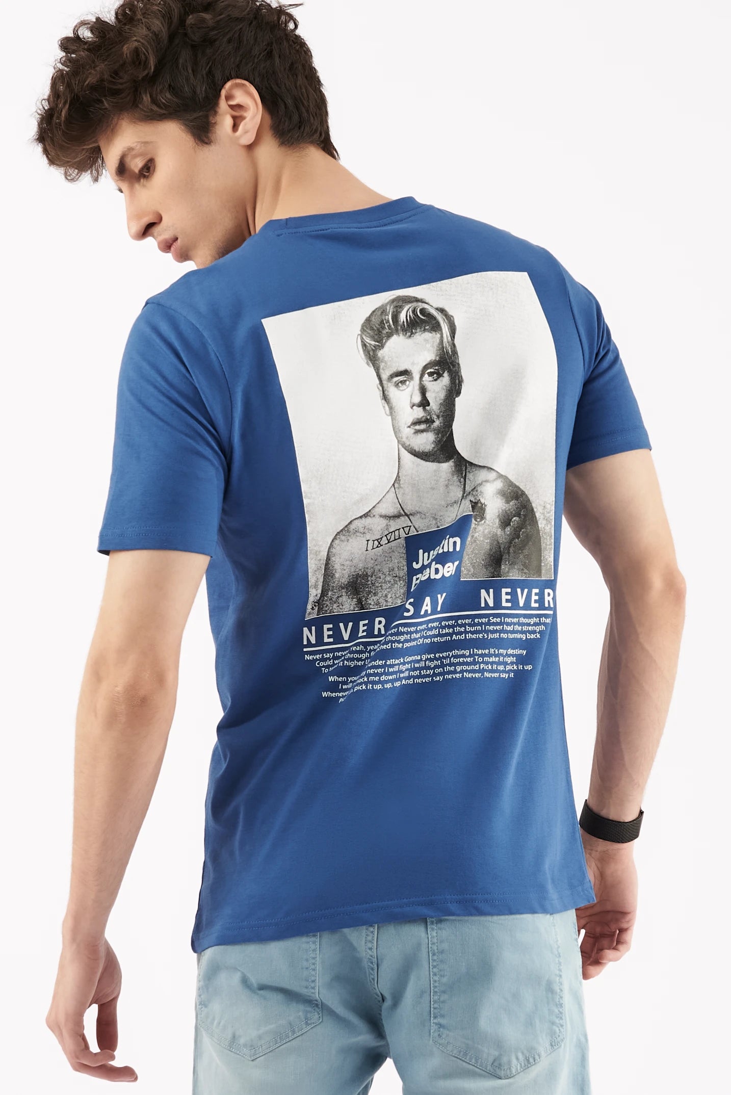 Men's JB Graphic T-Shirt Royal Blue