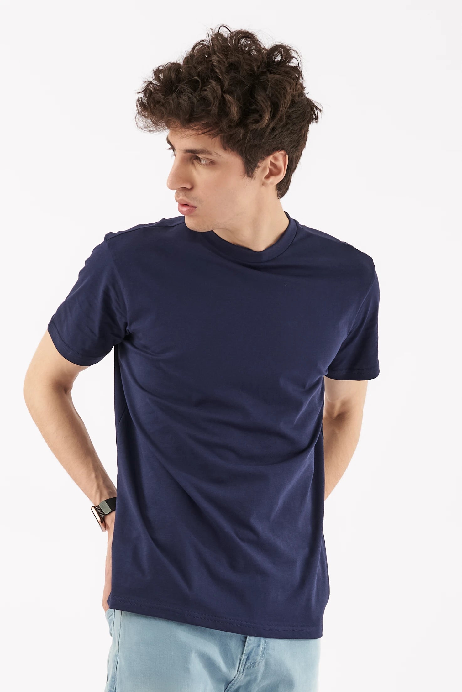 Men's Forbearance Graphic T-Shirt Blue