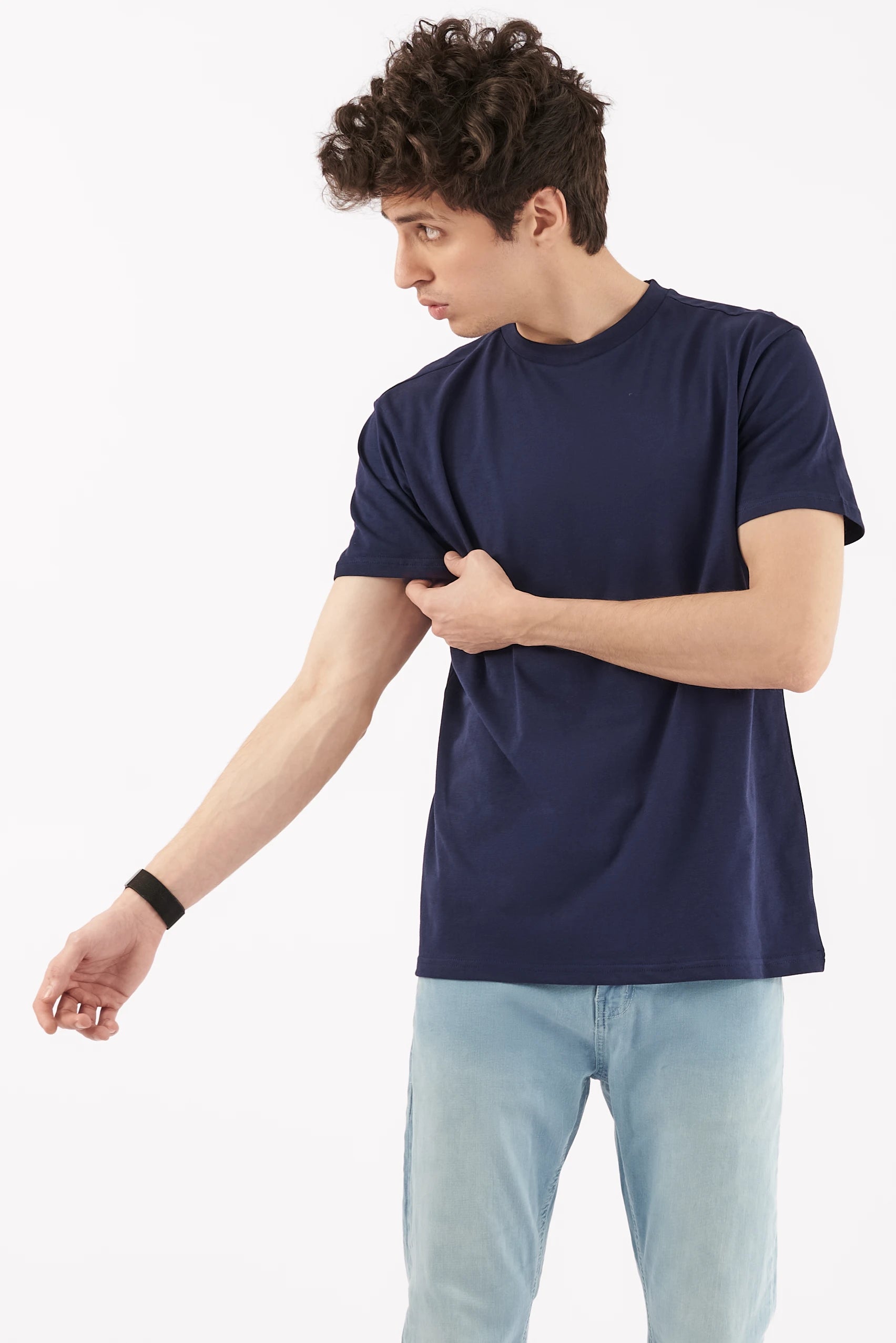 Men's Forbearance Graphic T-Shirt Blue
