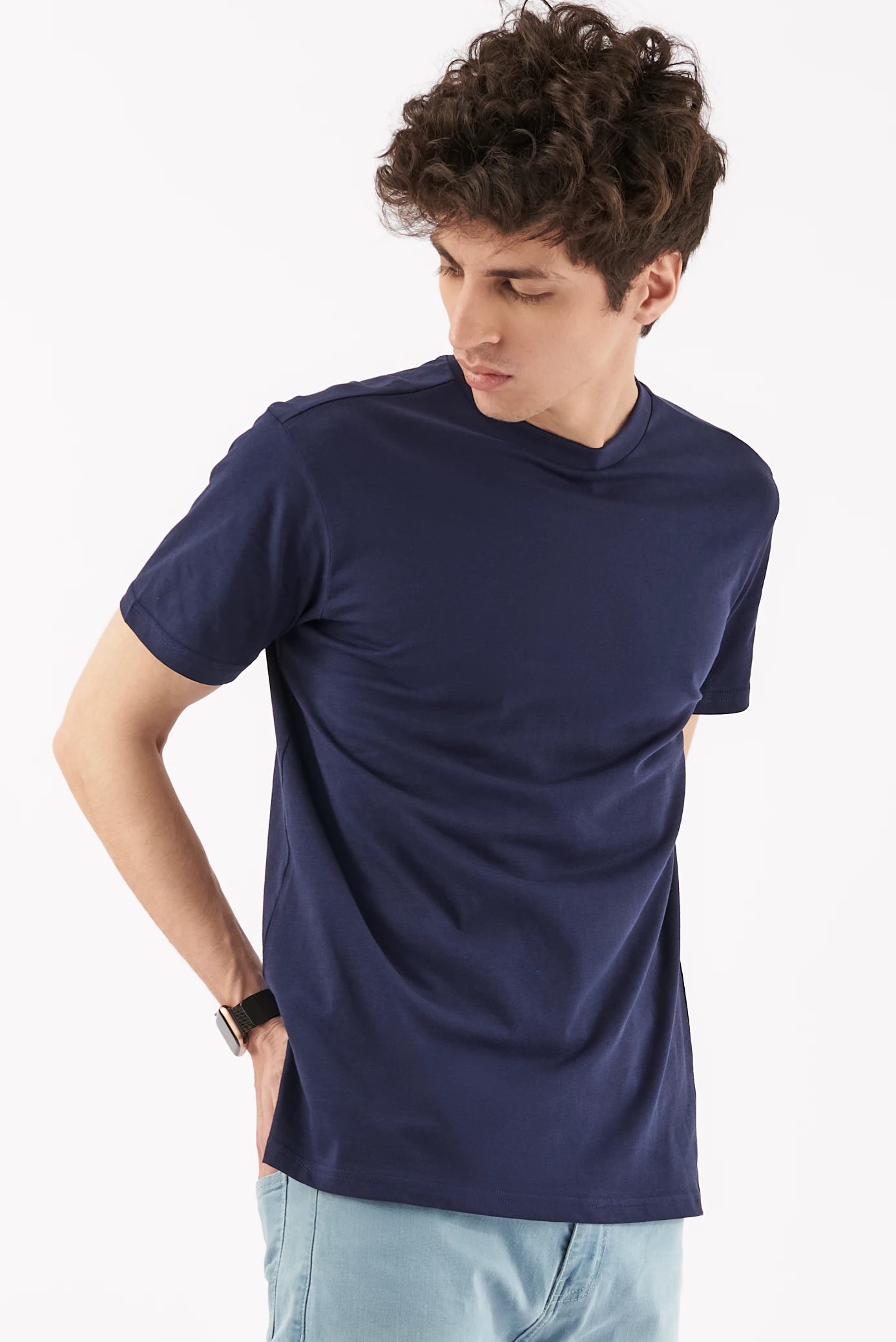 Men's Forbearance Graphic T-Shirt Blue