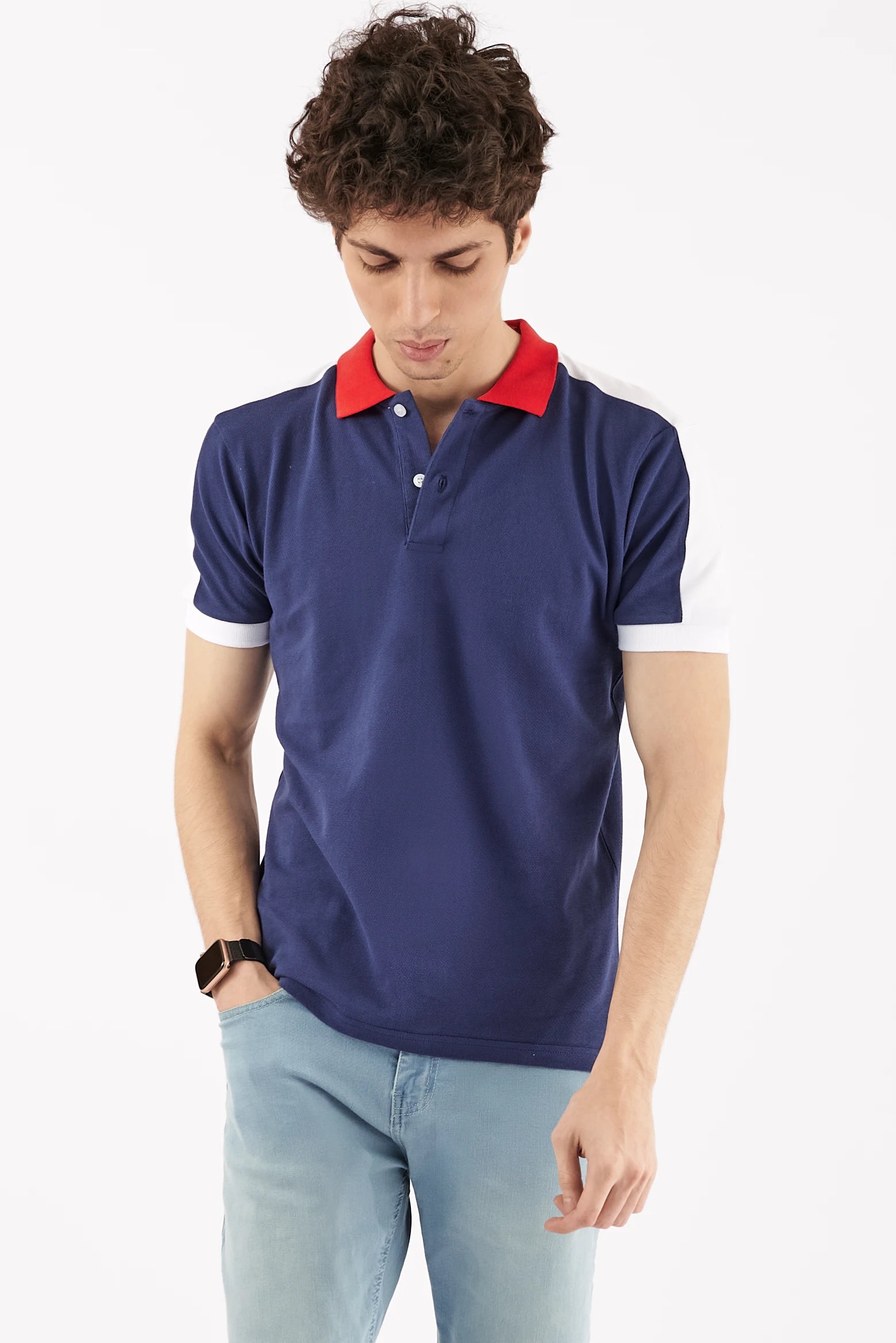 Men's Performance Polo Shirt Navy